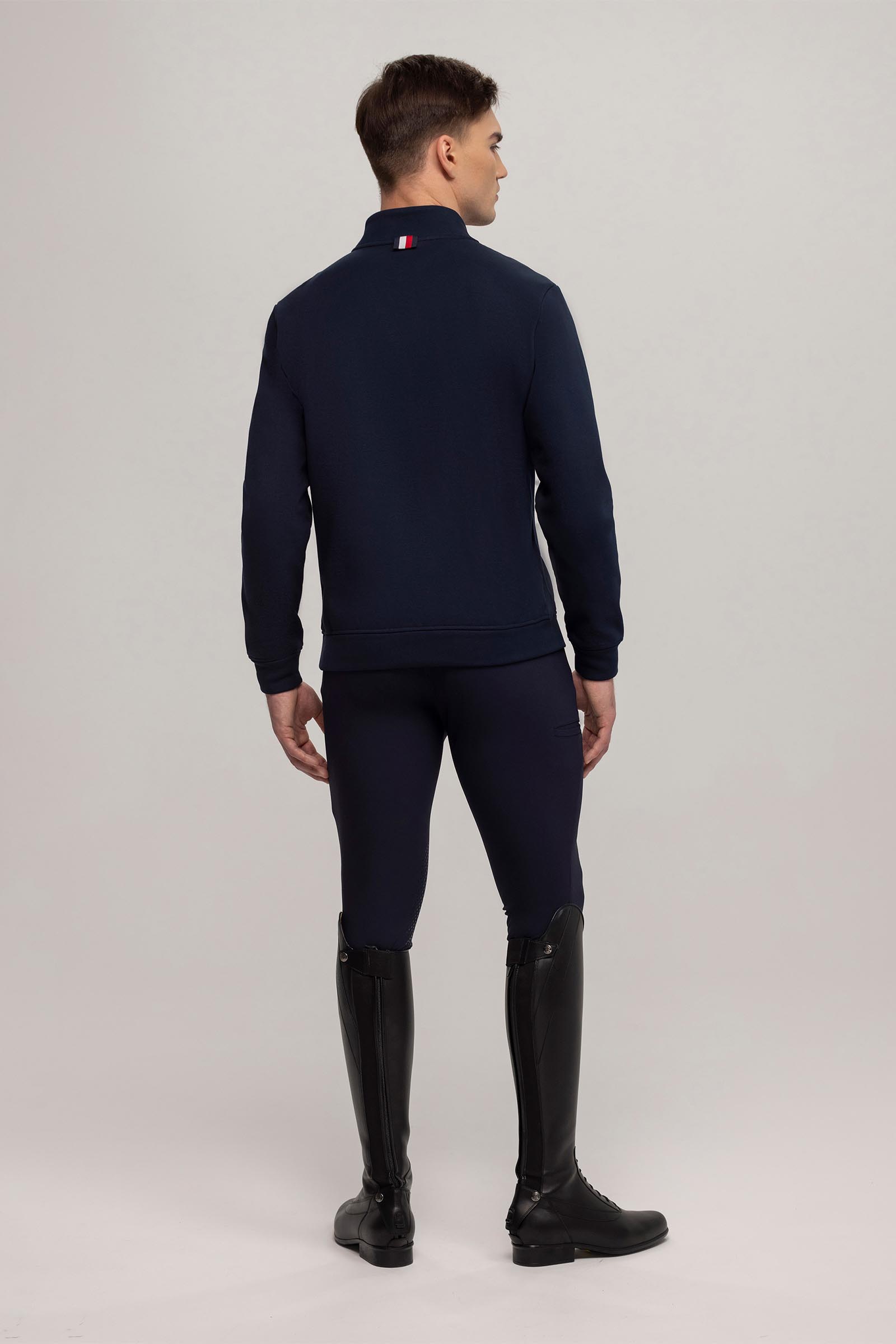 Tommy Hilfiger Equestrian Dallas herre sweatshirt med 1/4 lynlås