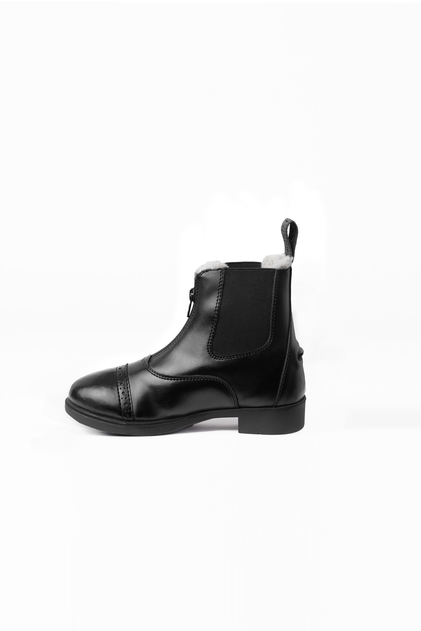 Horze Wexford Front-Zip Jodhpur Vinterst&oslash;vler med kunstpels, b&oslash;rnemodel