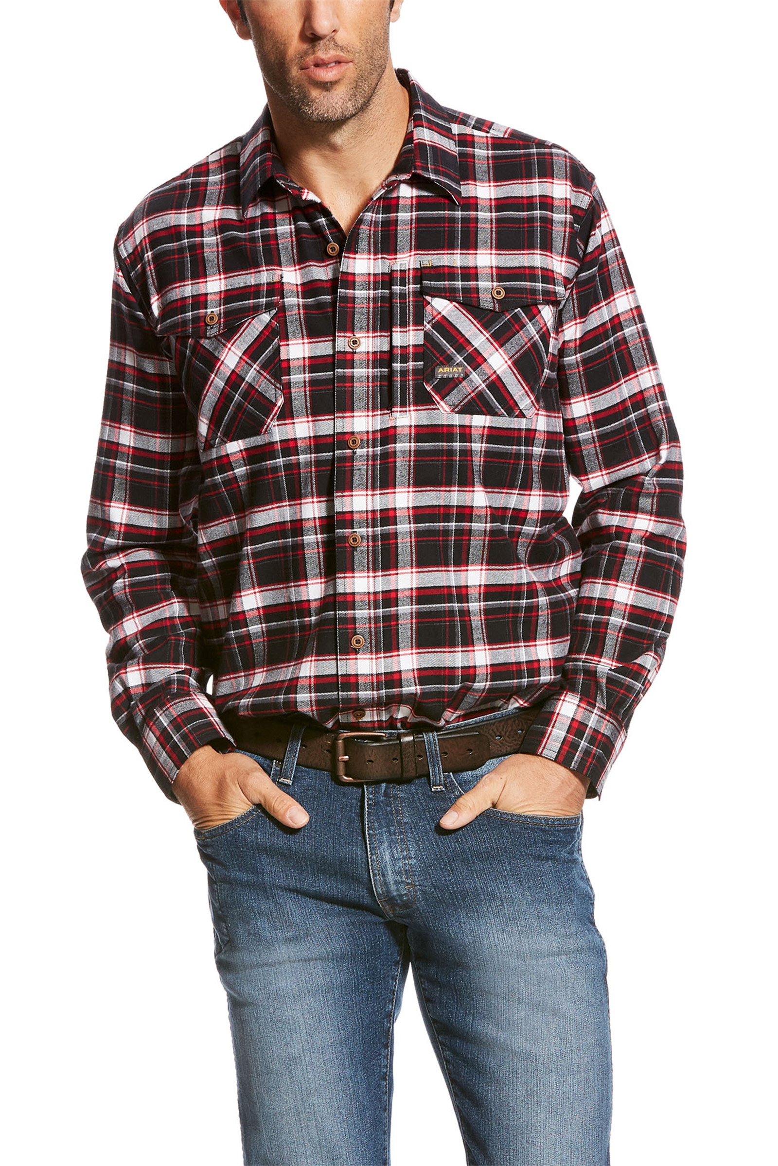 Allure Plaid Ariat Rebar flannel DuraStretch arbejdstøj