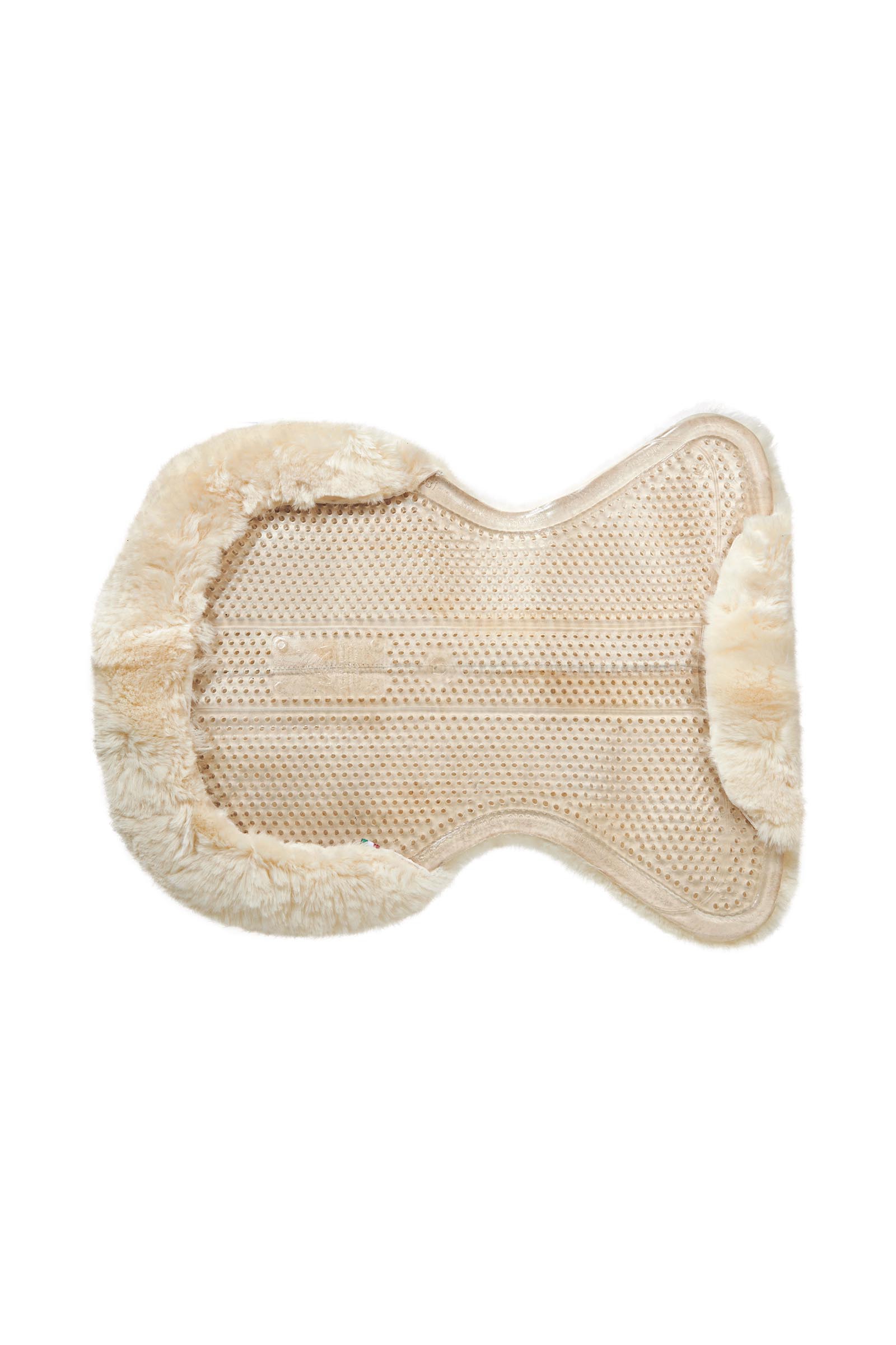 Acavallo skridsikker Classic gelpad med lammeskind, flad