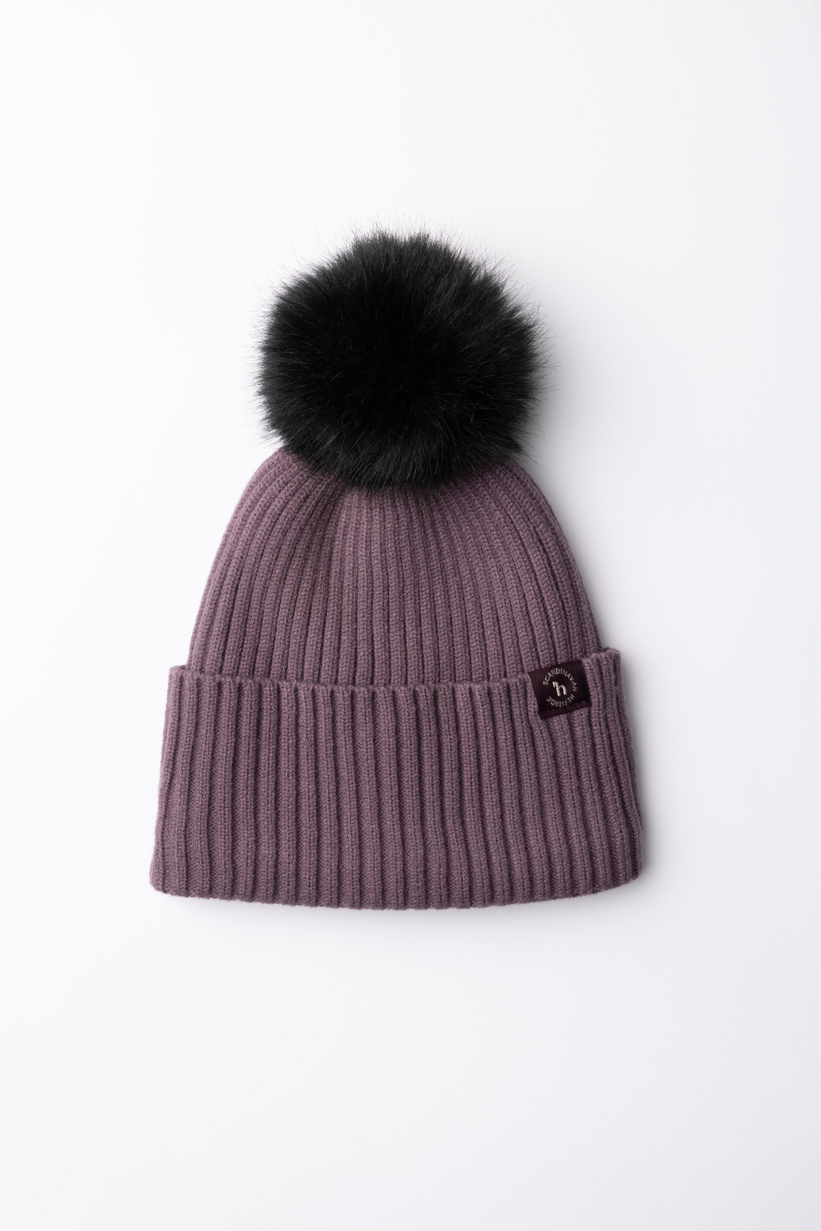 Flint purple Horze Nele Strikket hat
