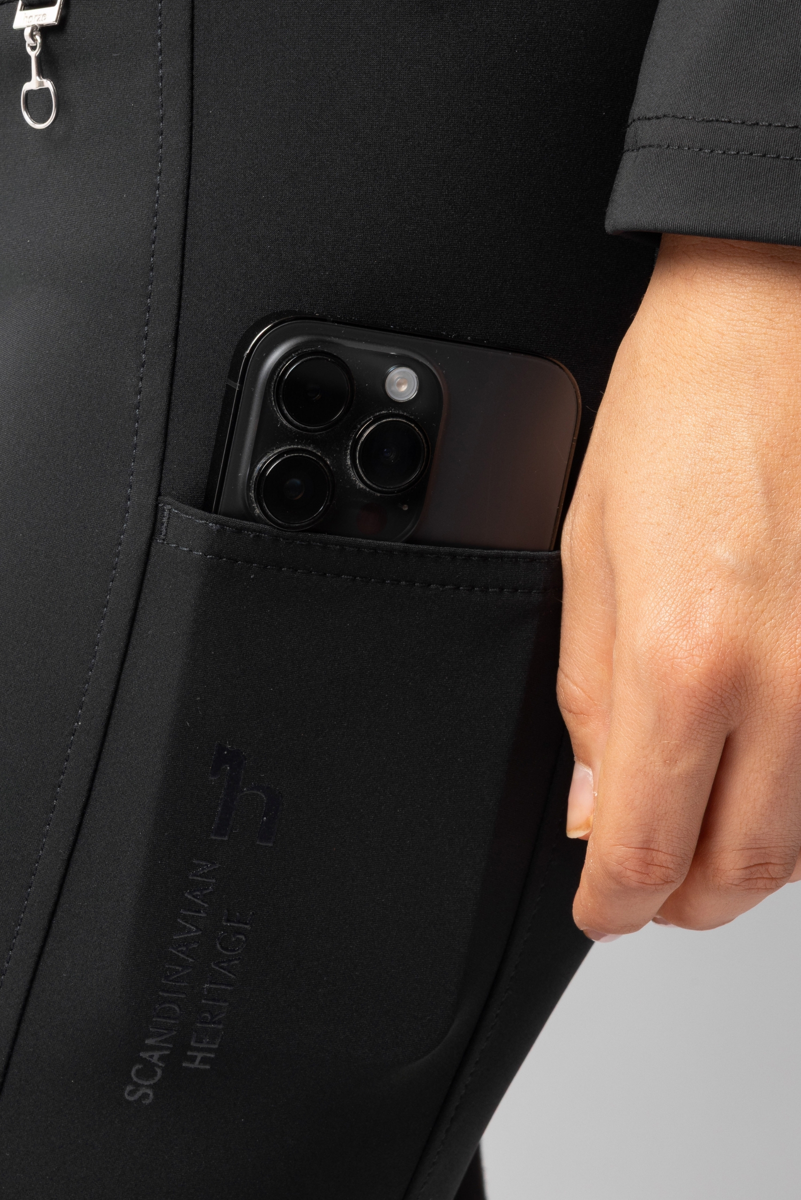 Horze Leonie ridebukser med fuldt sæde i vegansk ruskind til kvinder