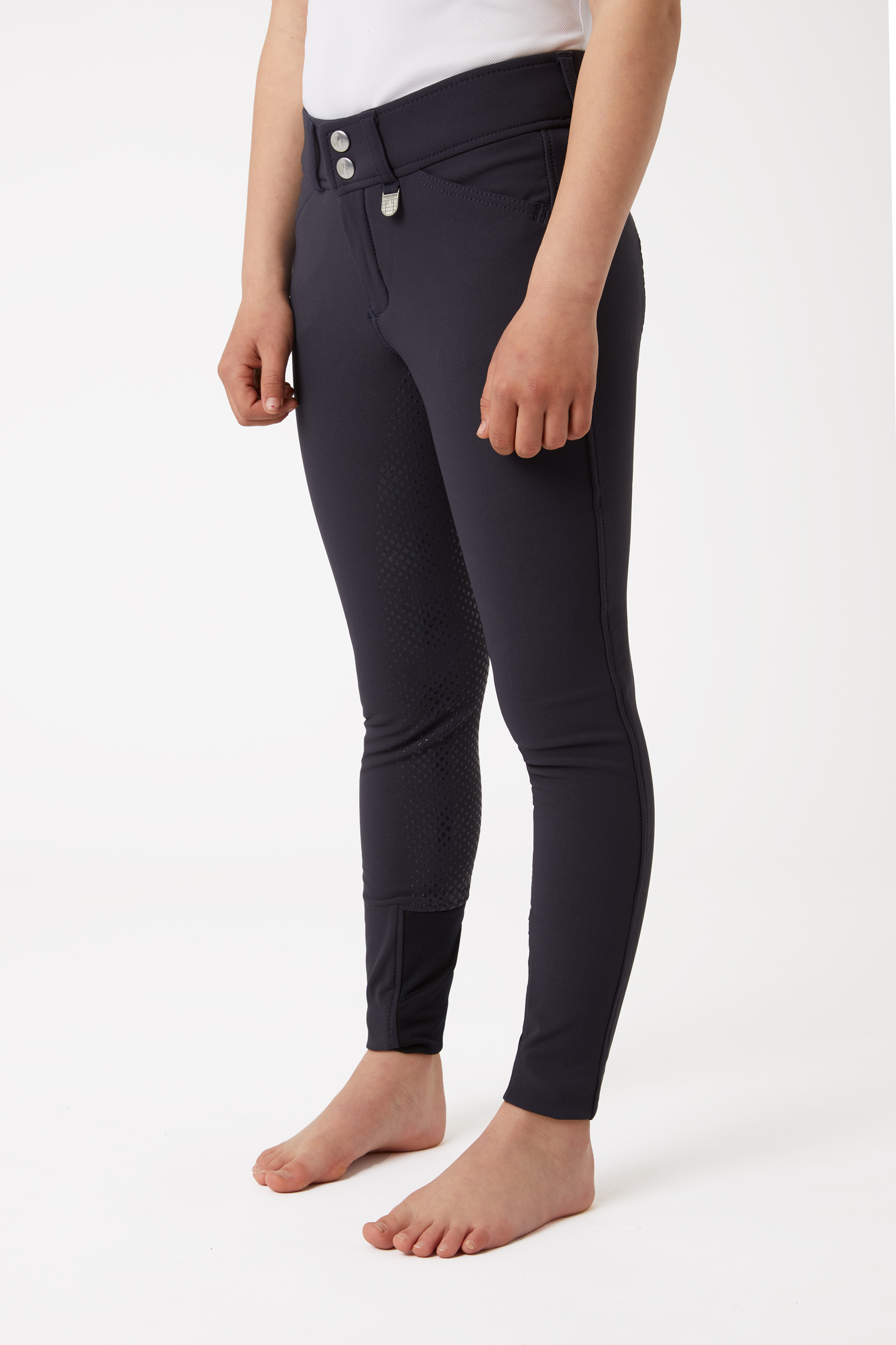 Horze Grand Prix ridebukser med silikone fuldbes&aelig;tning til b&oslash;rn, UPF 50+