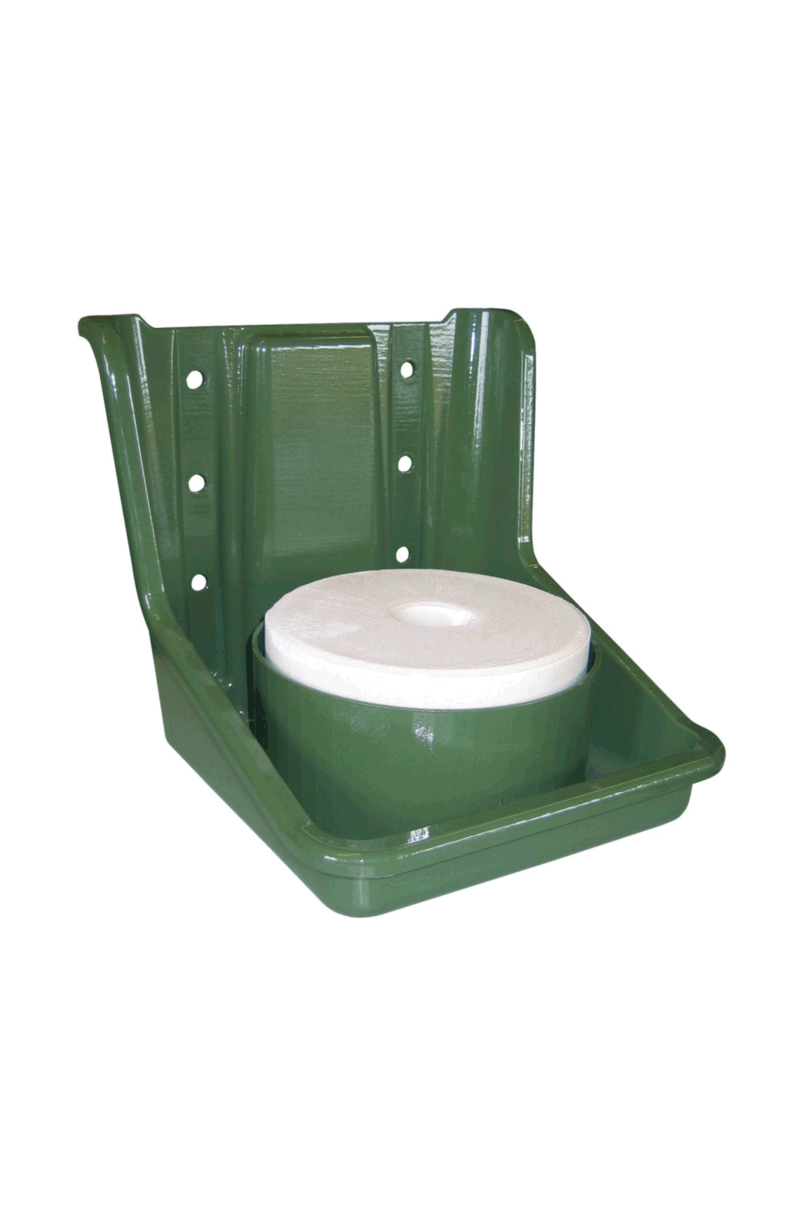 Kerbl slikkestensholder med indsats til runde sliksten