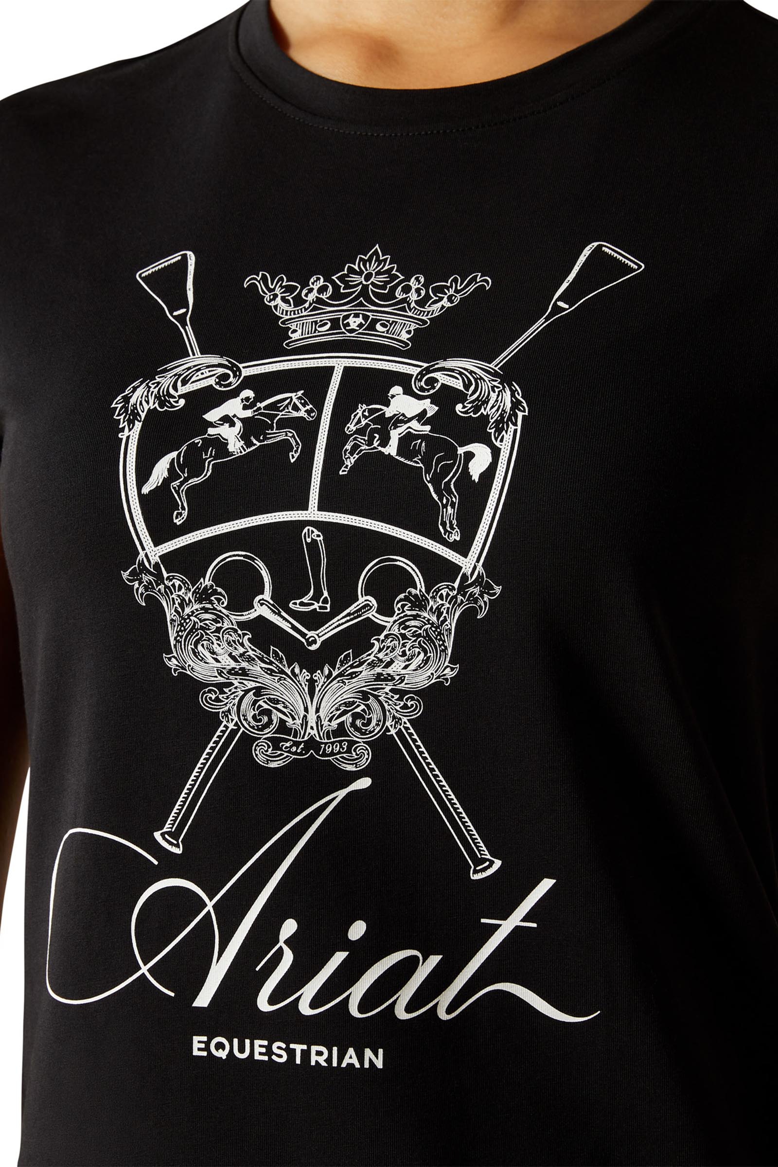 Ariat Ritzy Logo kortærmet børneskjorte