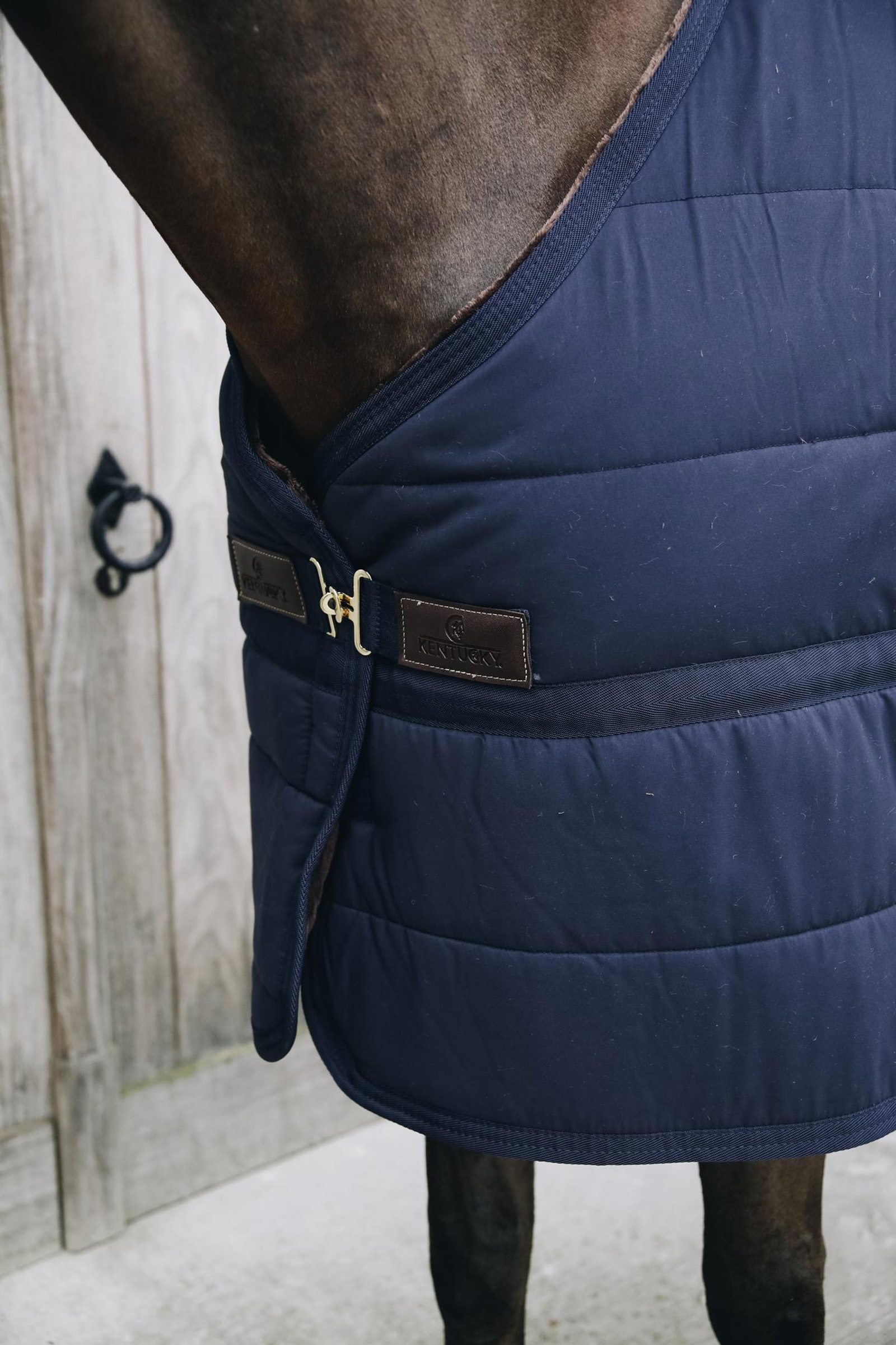 Kentucky Horsewear Skin Friendly Navy underdækken, 150 gr