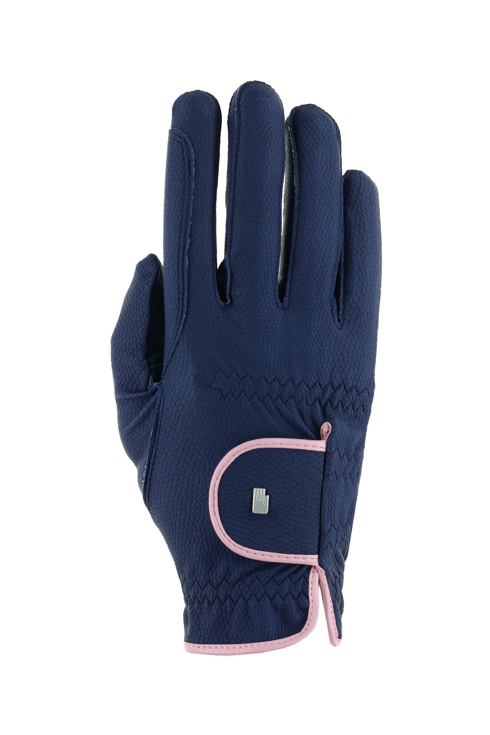 Navy/Vintage Pink Roeckl Lona ridehandsker