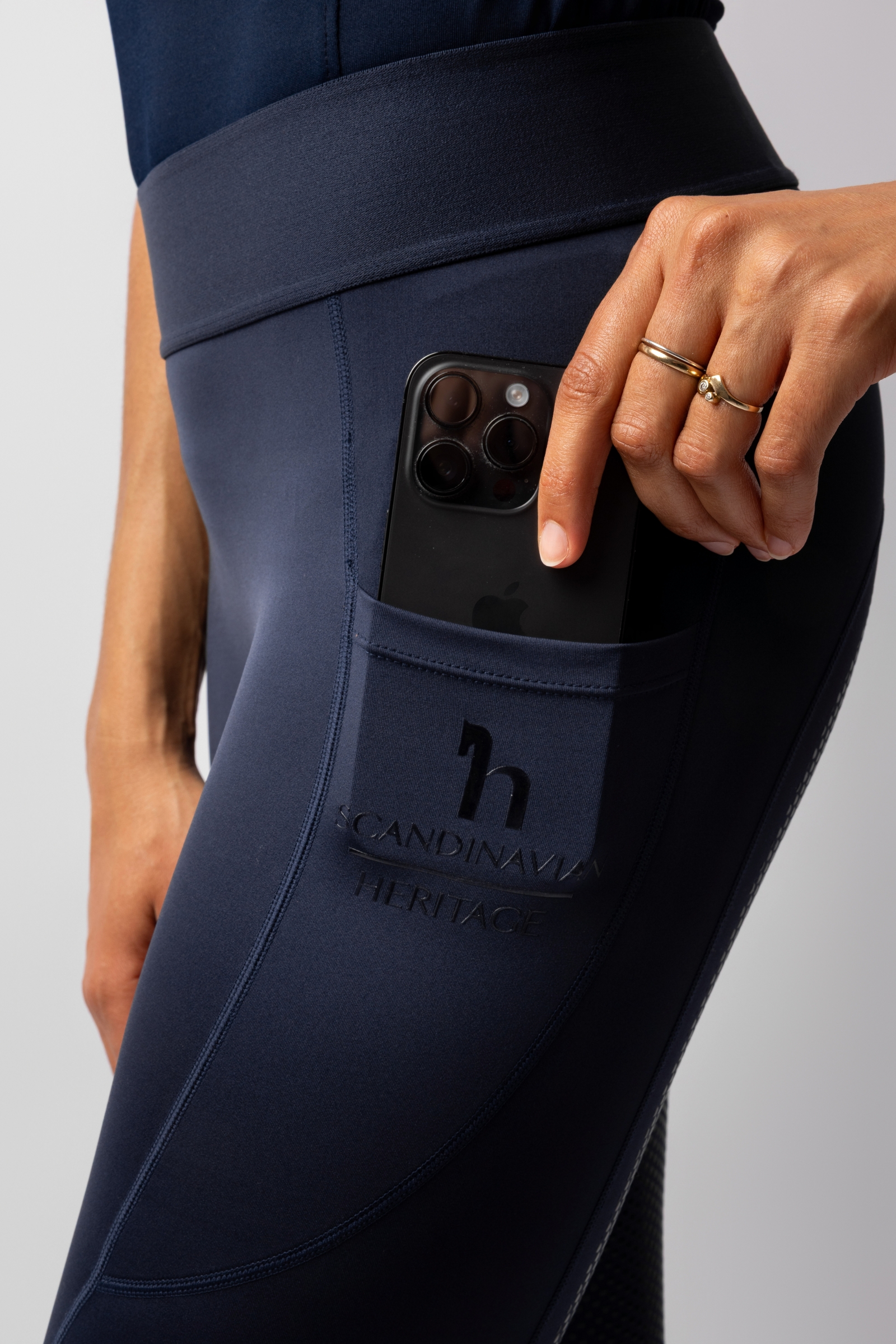 Horze Maia dame ridetights med fuldt s&aelig;de  