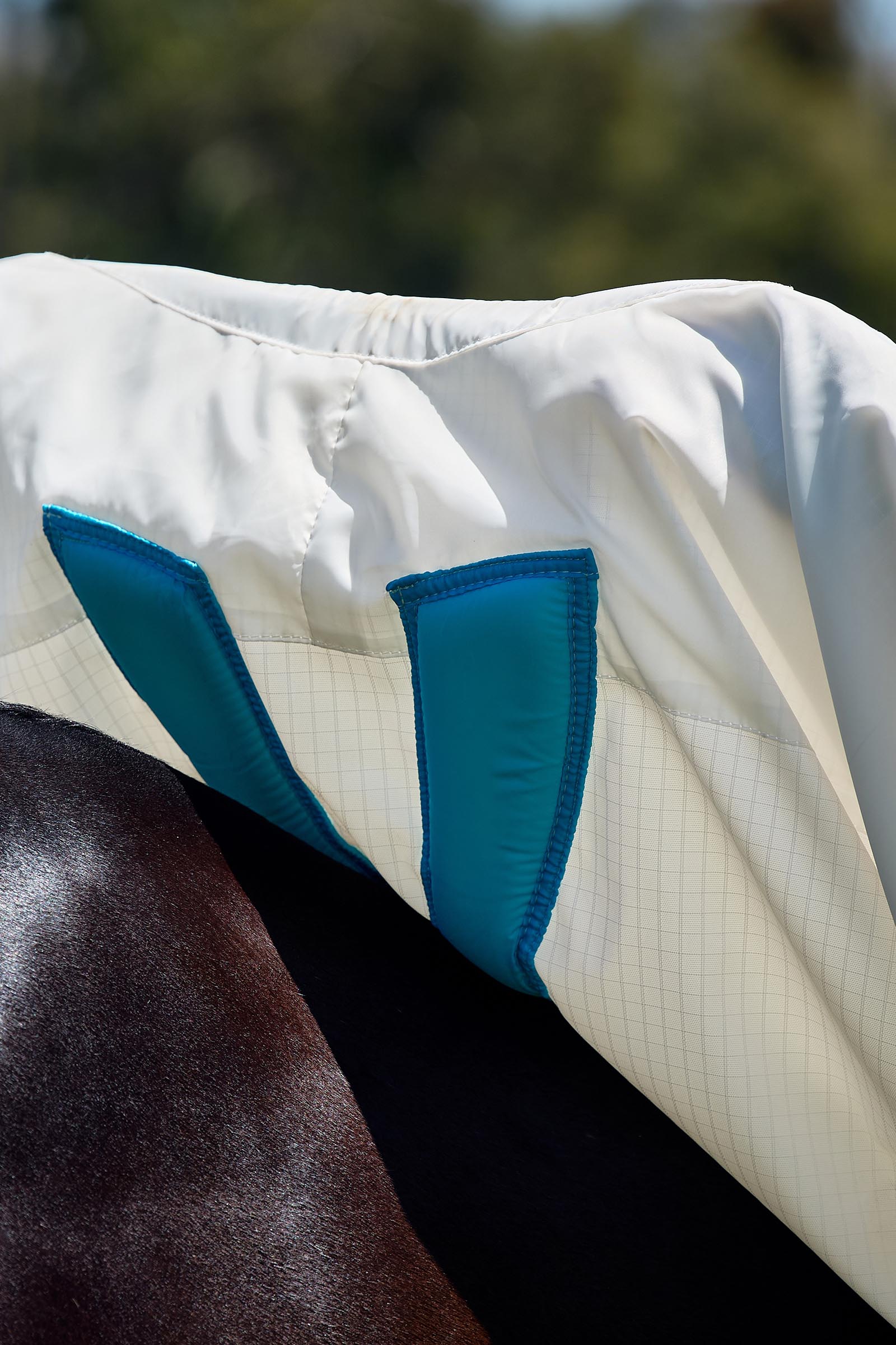 Weatherbeeta ComFiTec Sweet Itch Shield Flued&aelig;kken kombi med fast hals, 0 g  