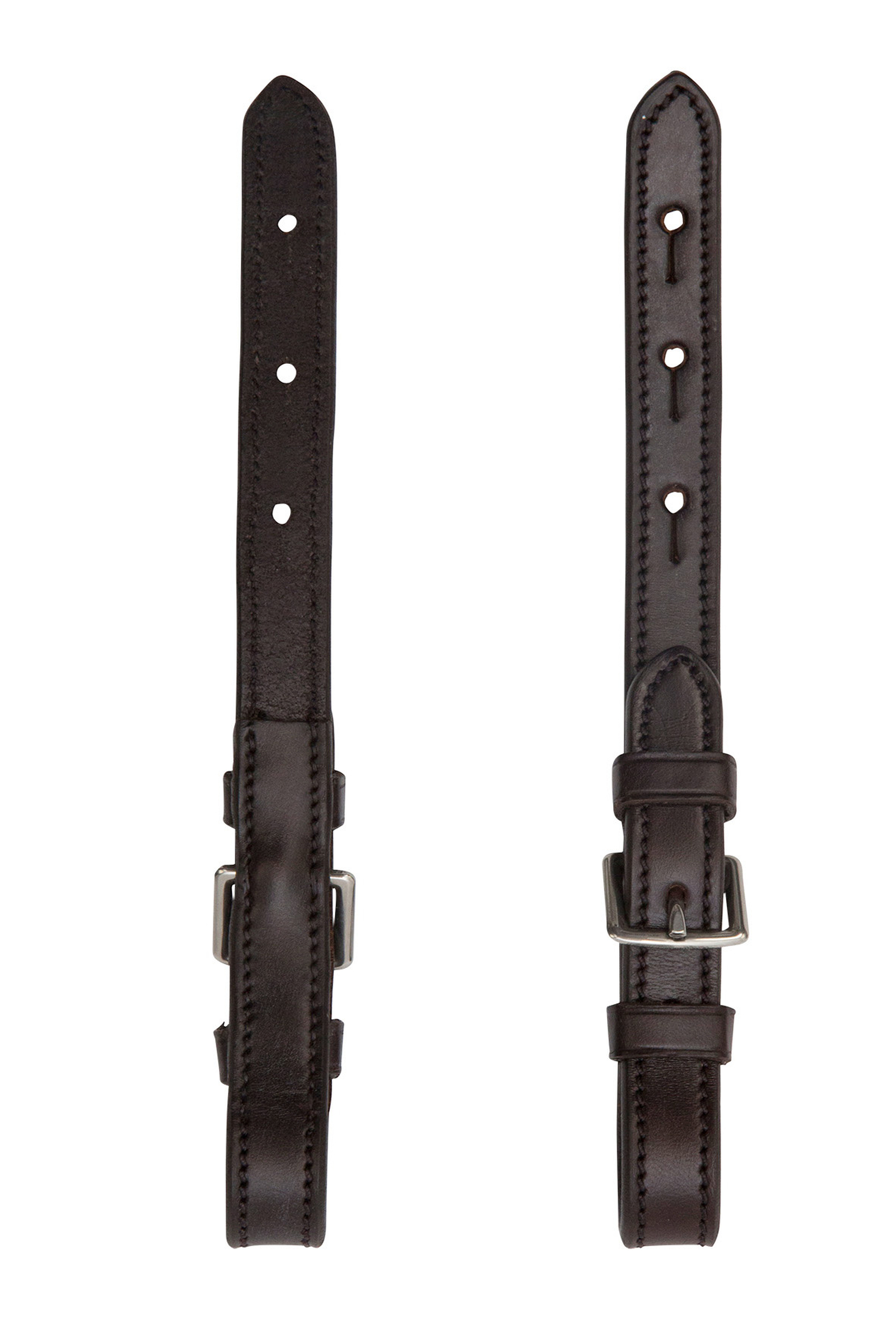 Dark Brown/Silver Schockemöhle Sports Cheek Pieces Equitus