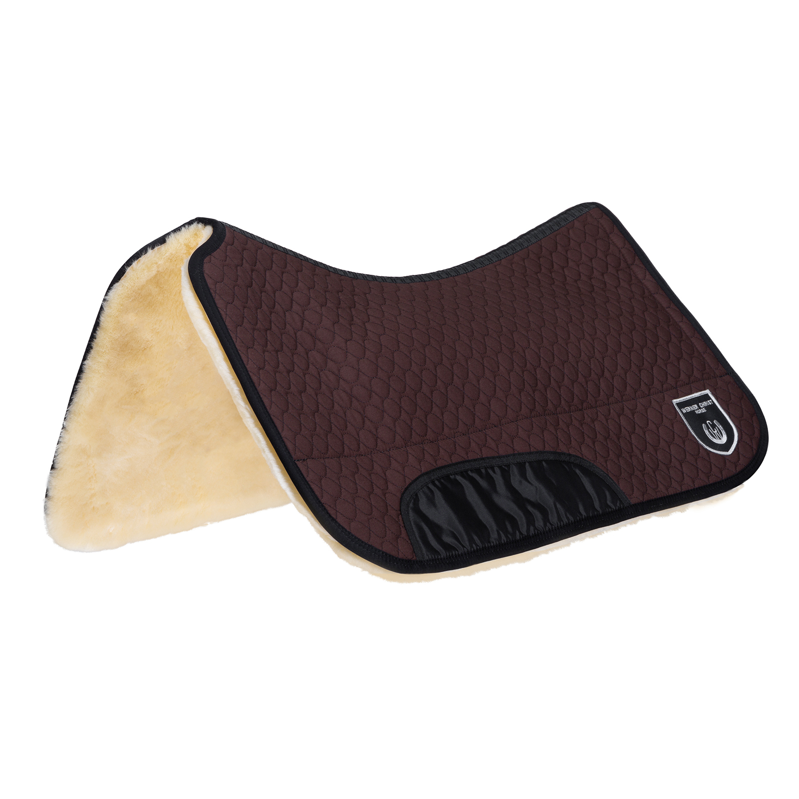 BR/OWH/DBR Christ Western sadelpad uden velcro, uldhøjde 20 mm
