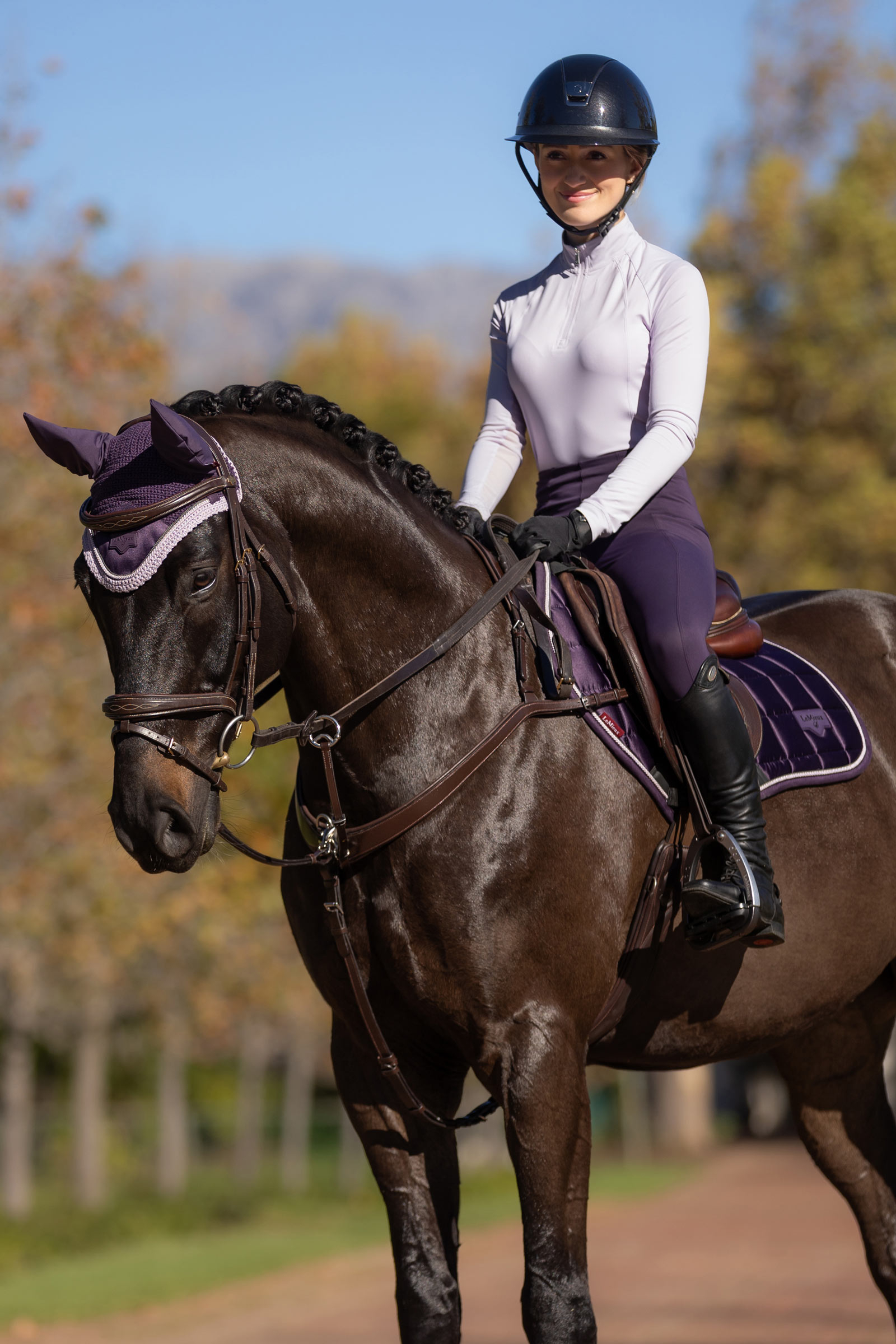 LeMieux Loire Square CC Sadelunderlag til springning