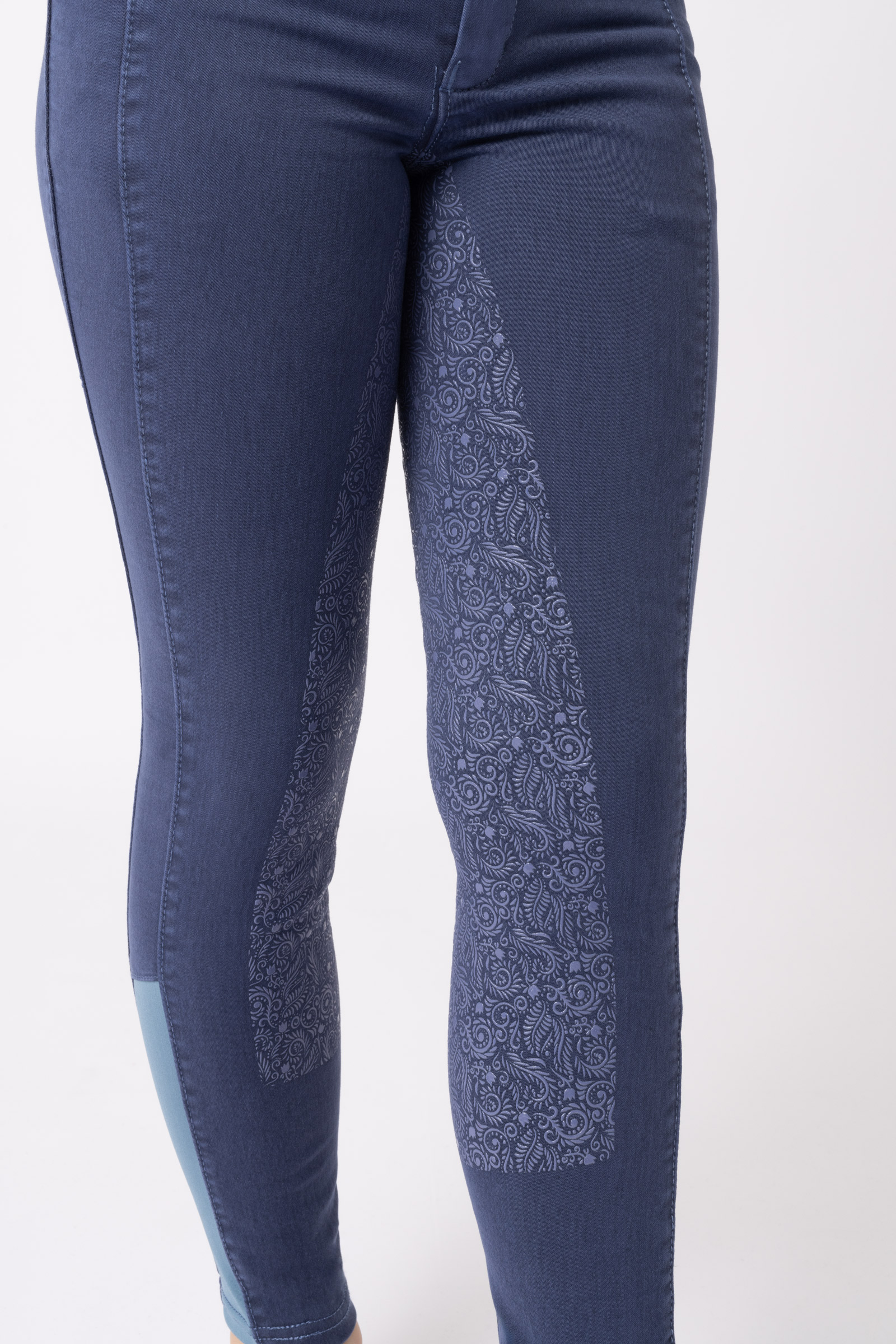 Horze Suki Fuld Grip Ridebukser, b&oslash;rnemodel