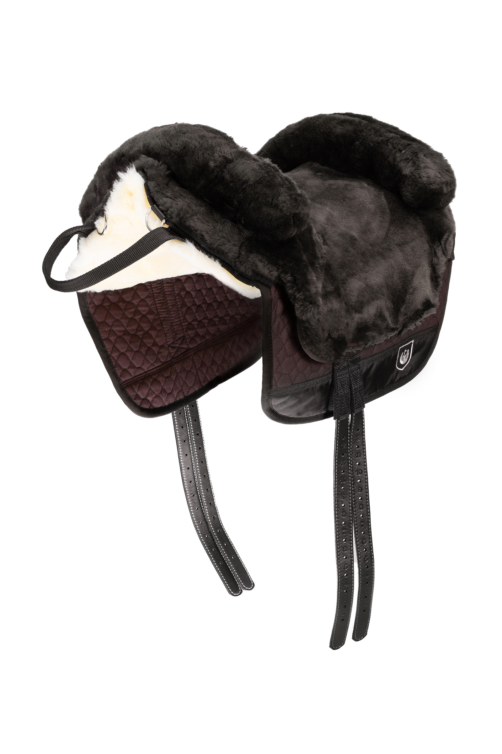 BR/OWH/DBR Christ Lambskin Saddle Bareback Iberica Plus