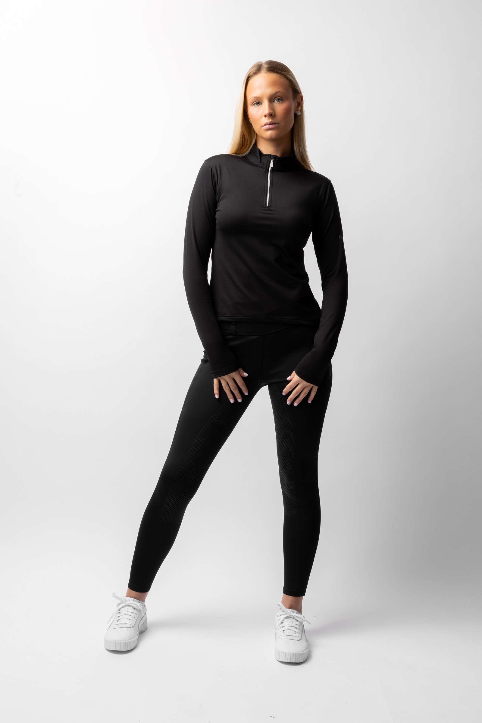 Horze Luminox Functional Lang&aelig;rmet Bluse, damemodel