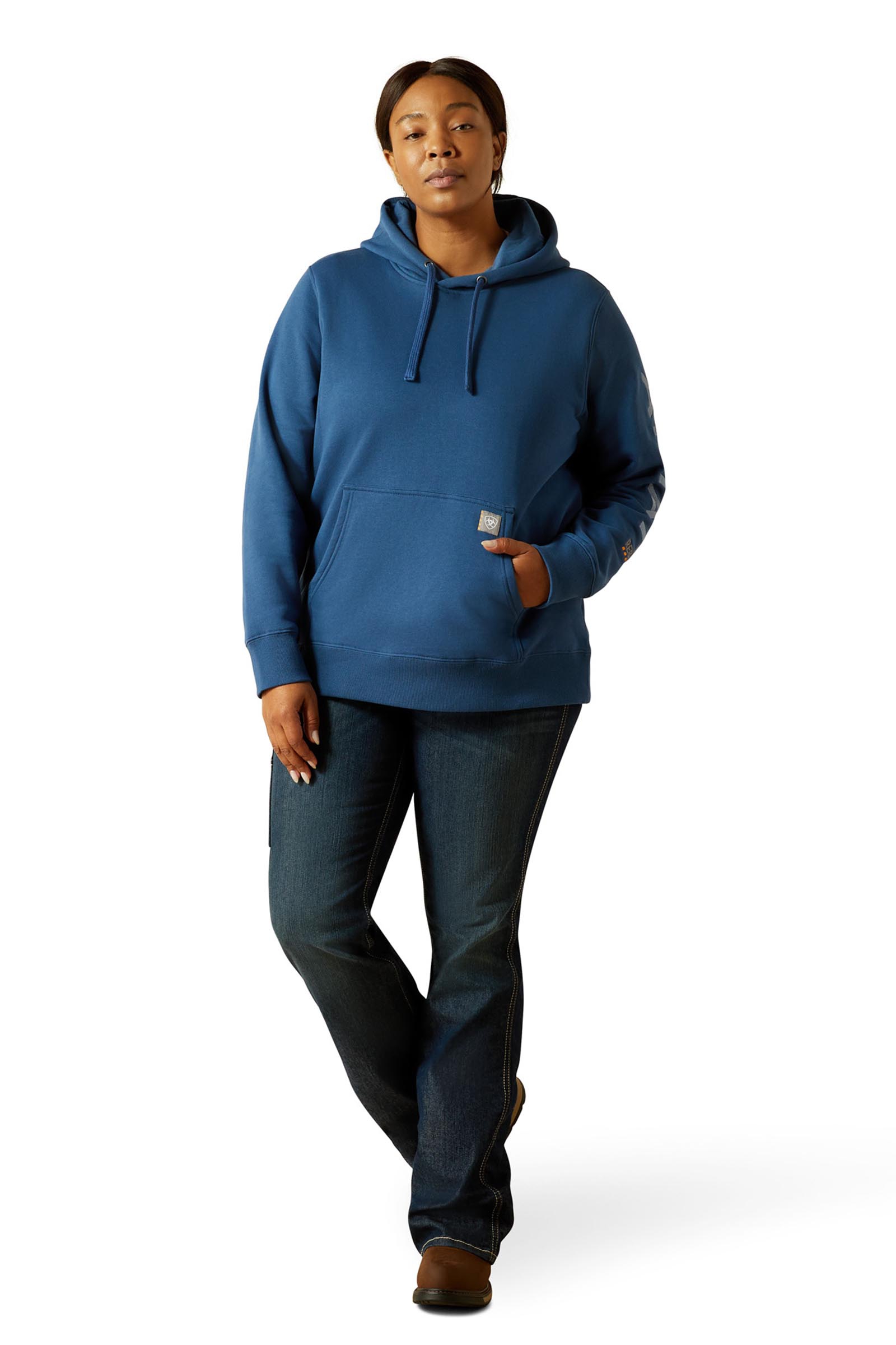 Ariat Rebar Dame h&aelig;ttetr&oslash;je med grafisk print