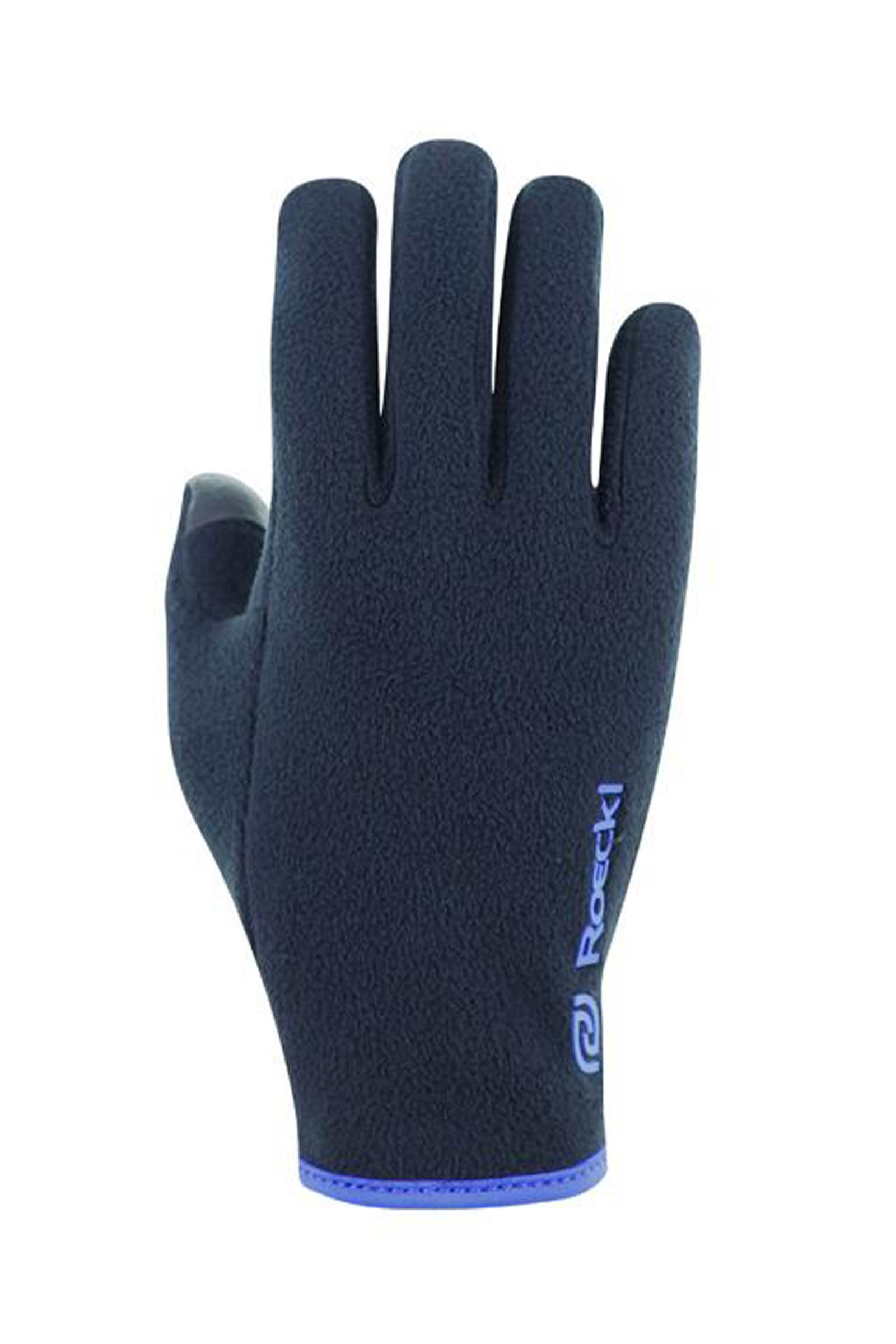 Black/Blue Roeckl Noville Junior Ridehandsker