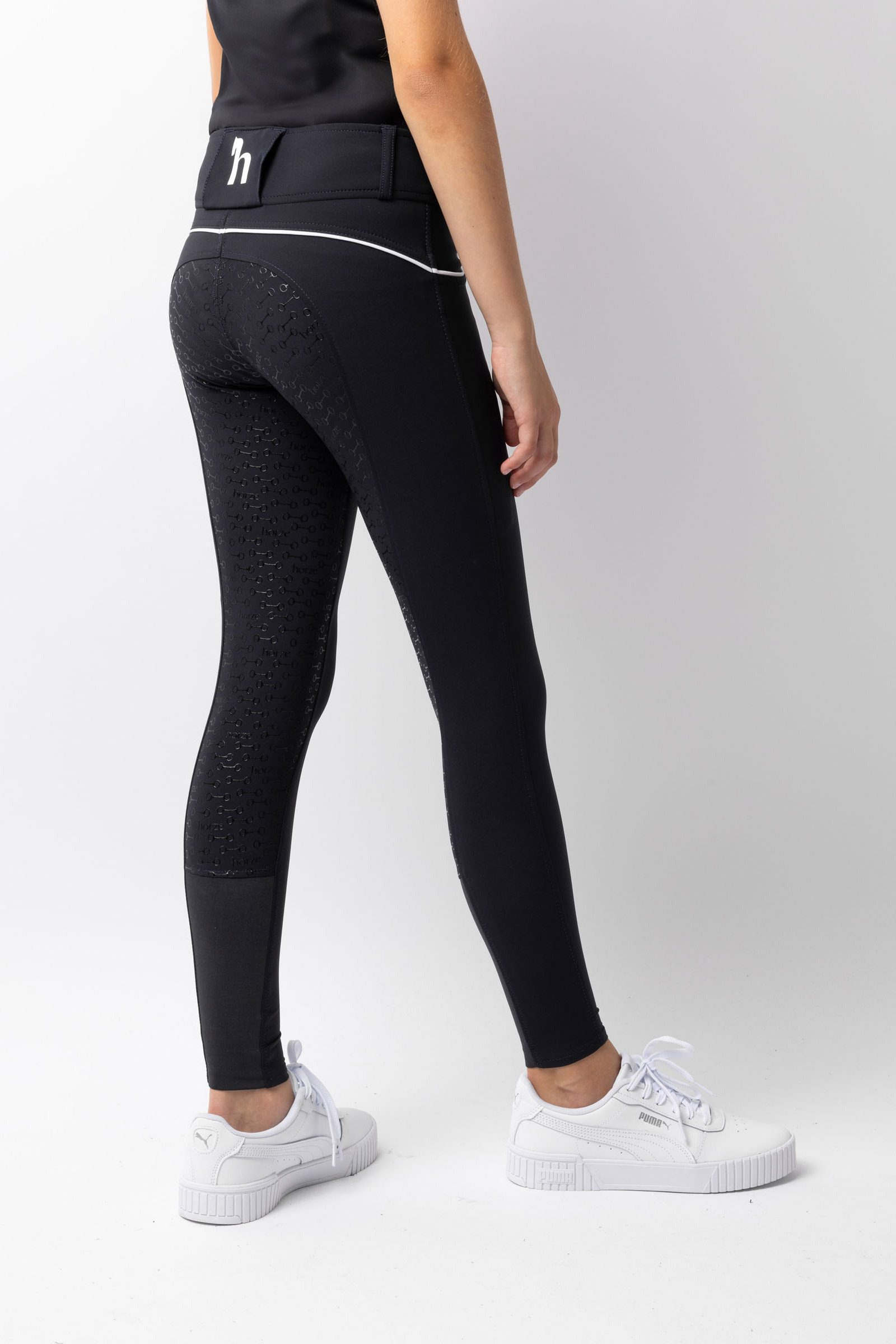 Horze Aubrey ridebukser med høj talje og silikonegrip, damemodel