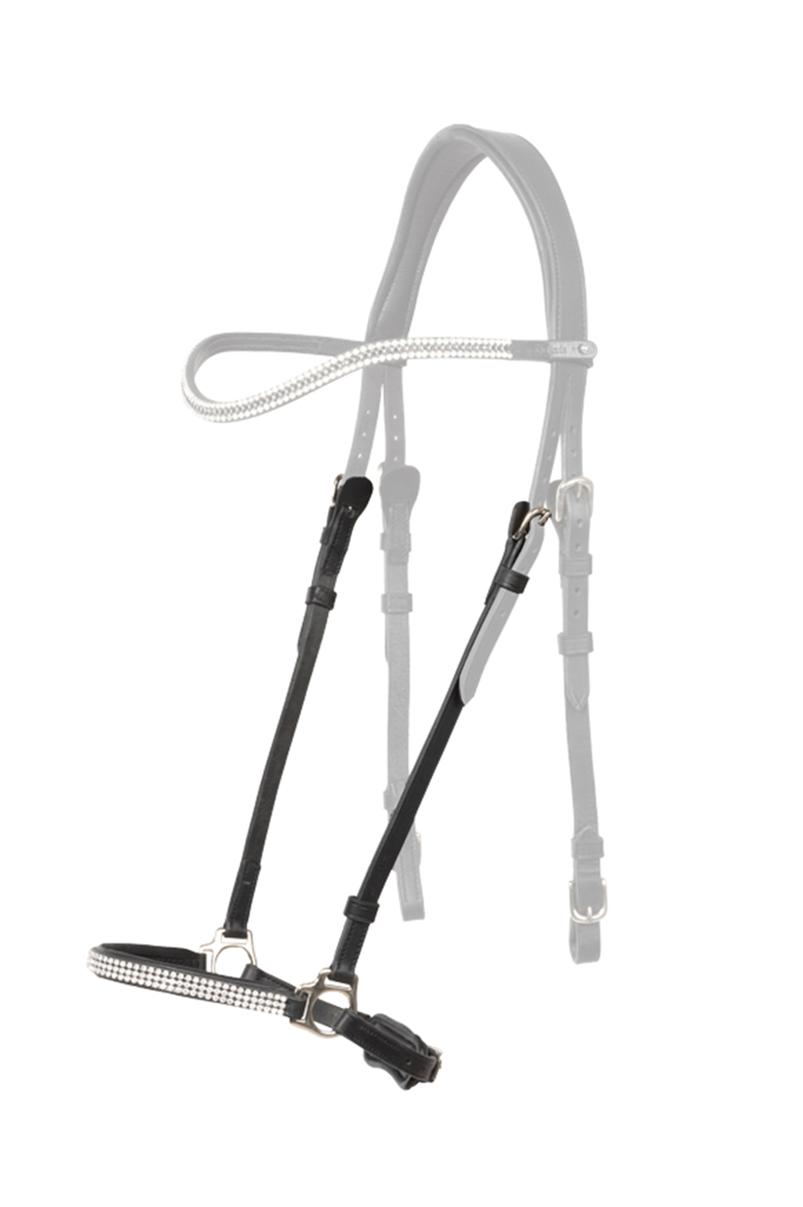 Kavalkade Hvítur Dropped Noseband fr Aradis Icelandic Bridle