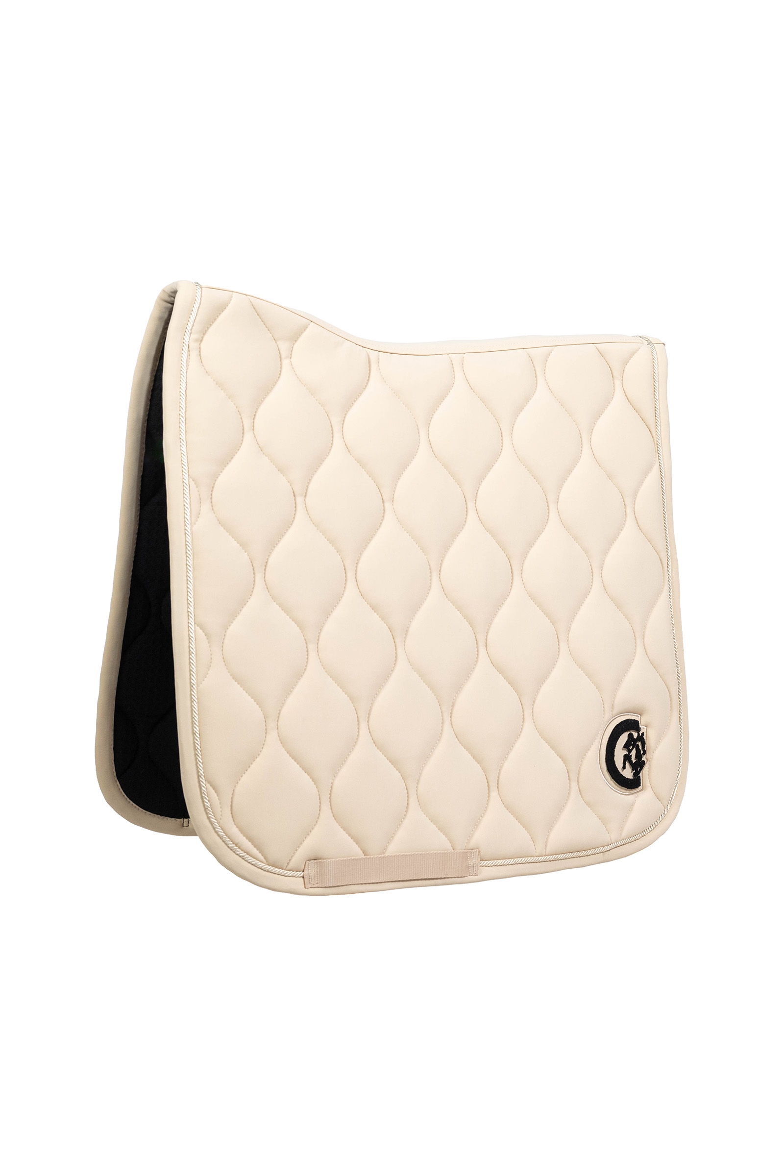 beige Kentucky Horsewear sadelpad Wave 3D Logo Dressur