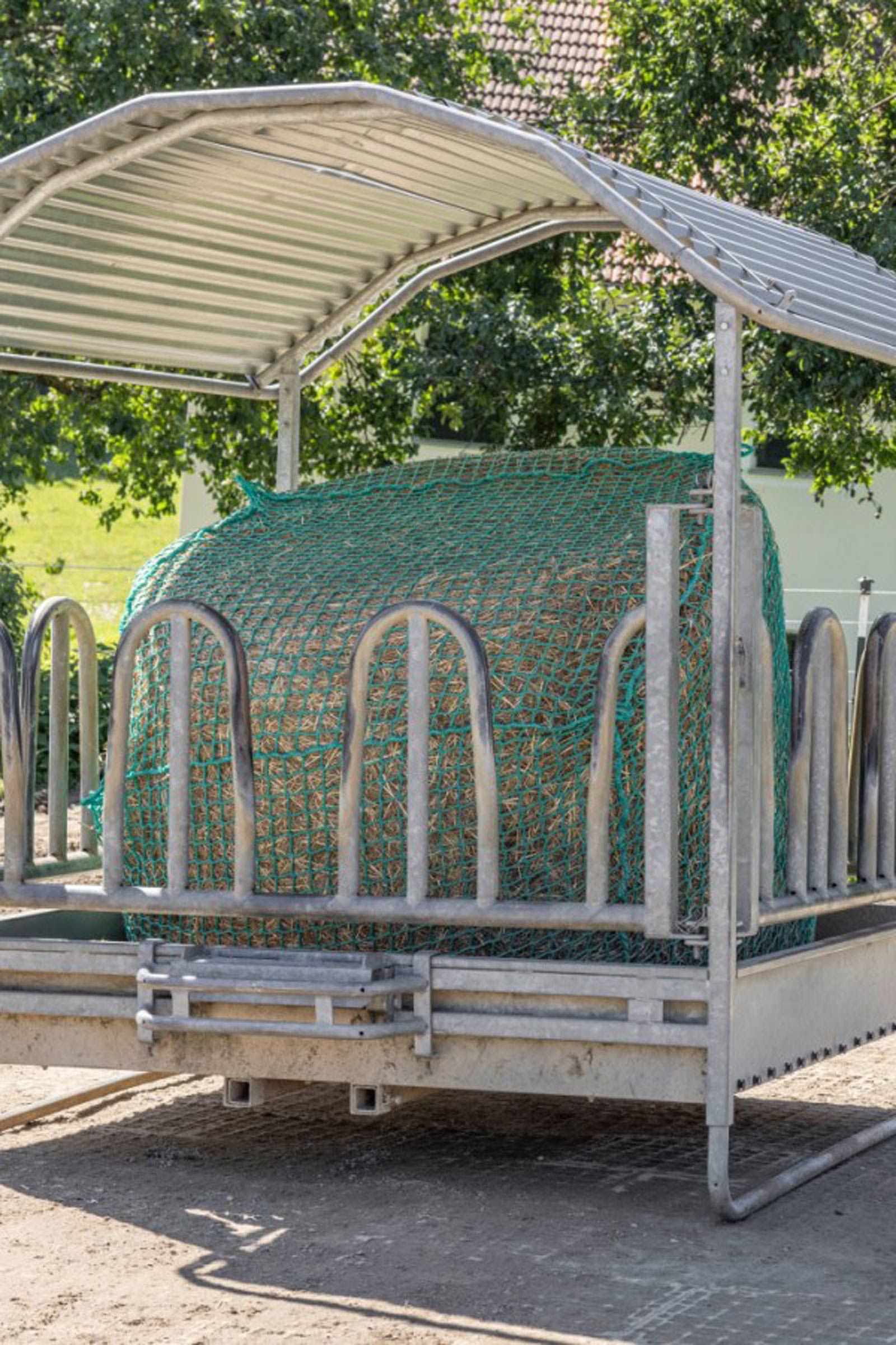 Kerbl h&oslash;net til rundballer, h&aelig;ngbar