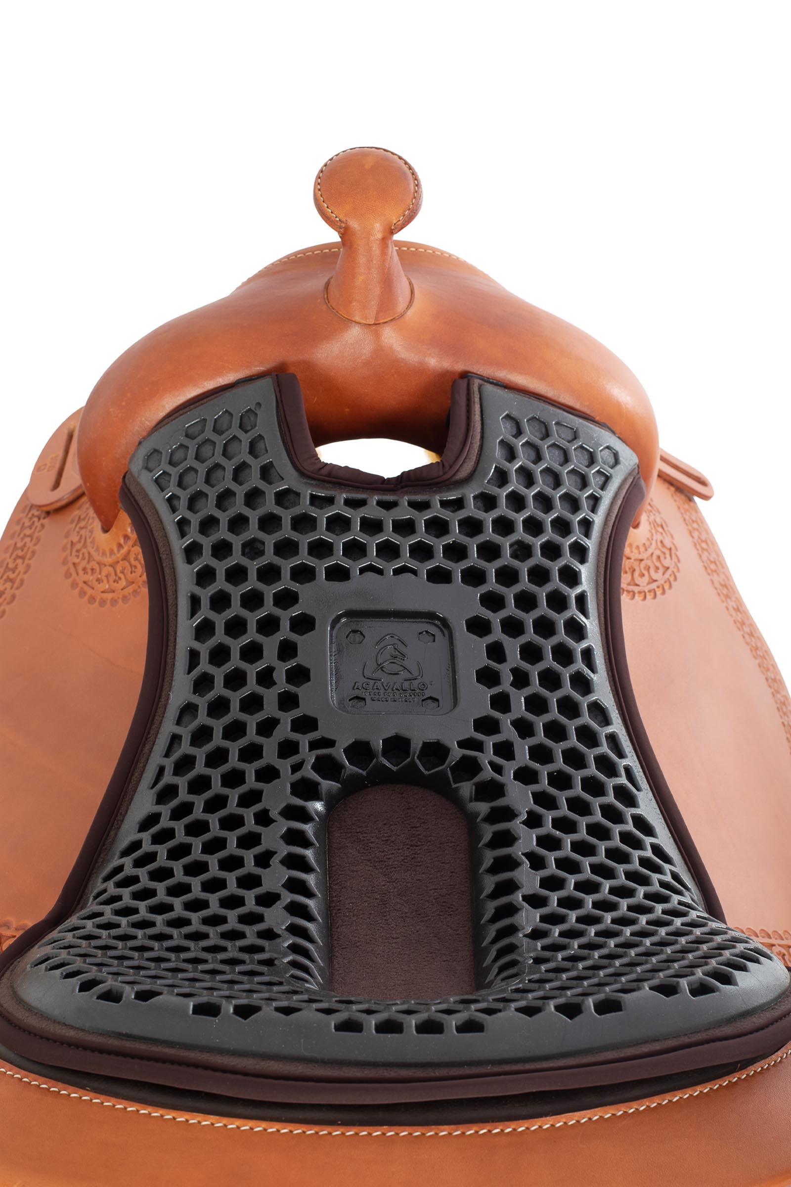 Acavallo Ortho-Haleben Western S&aelig;deovertr&aelig;k Hexa Gel-Out Dri-Lex, 20 mm  