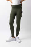 Horze Gillian Compression tights med silikonegrip, b&oslash;rnemodel
