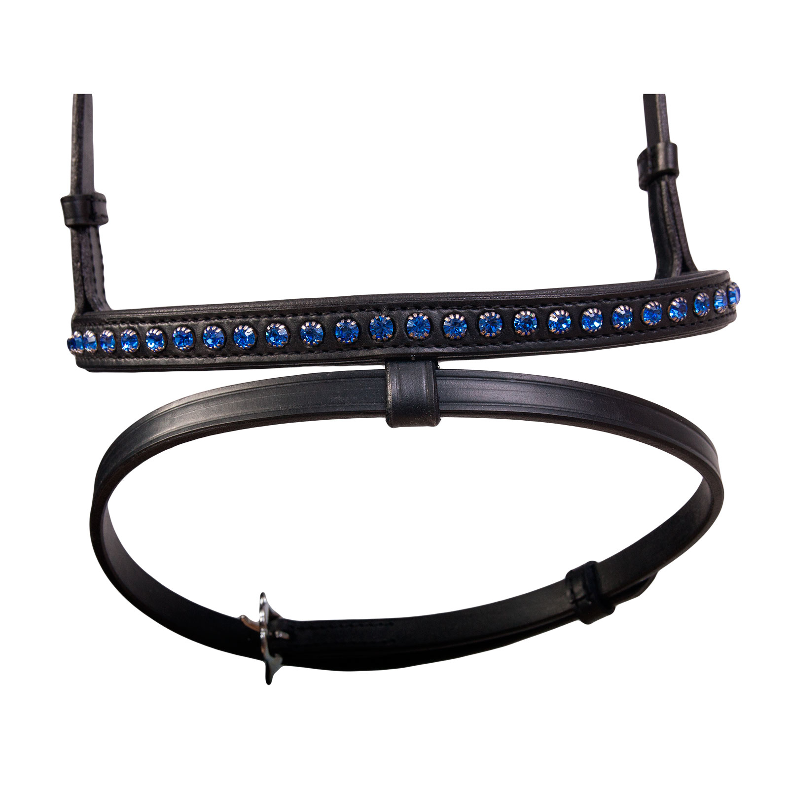 Karlslund Combined noseband, 1 row crystals