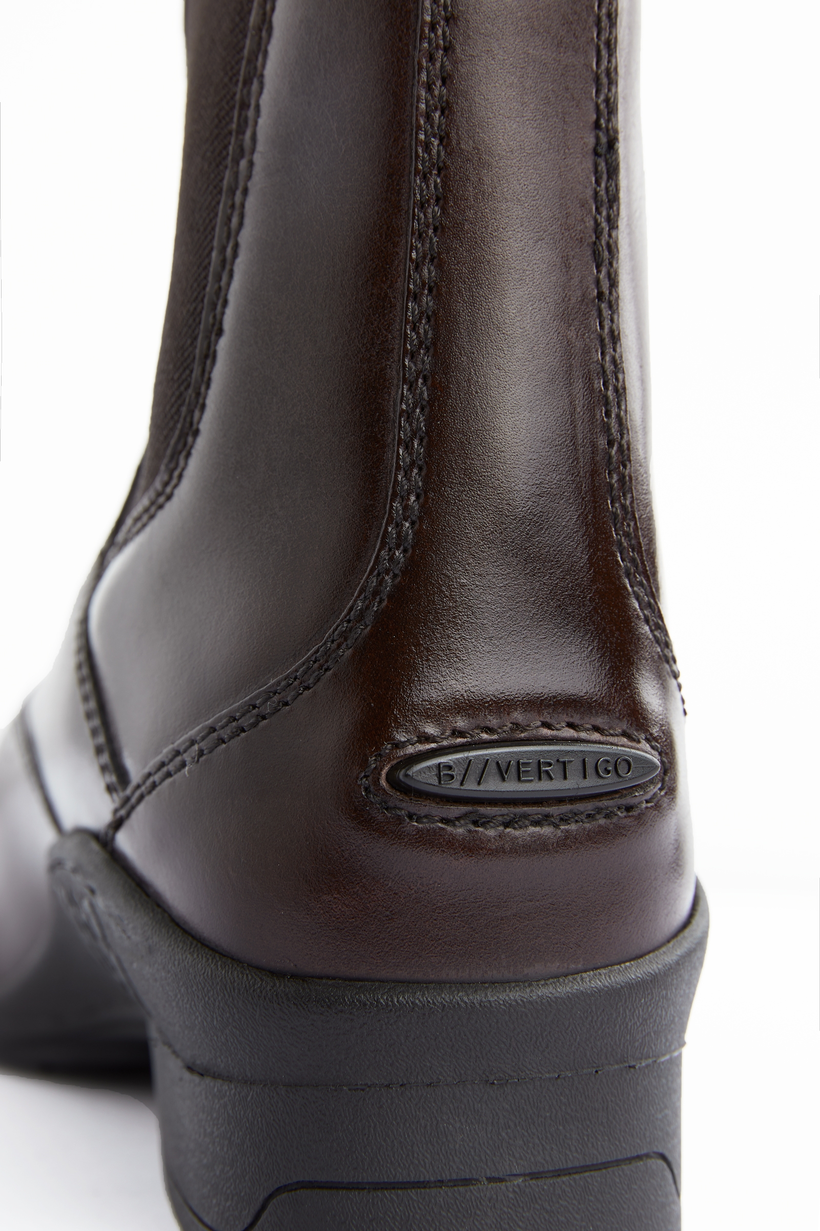 B Vertigo Saturn l&aelig;derjodhpurst&oslash;vler med frontlynl&aring;s, damemodel