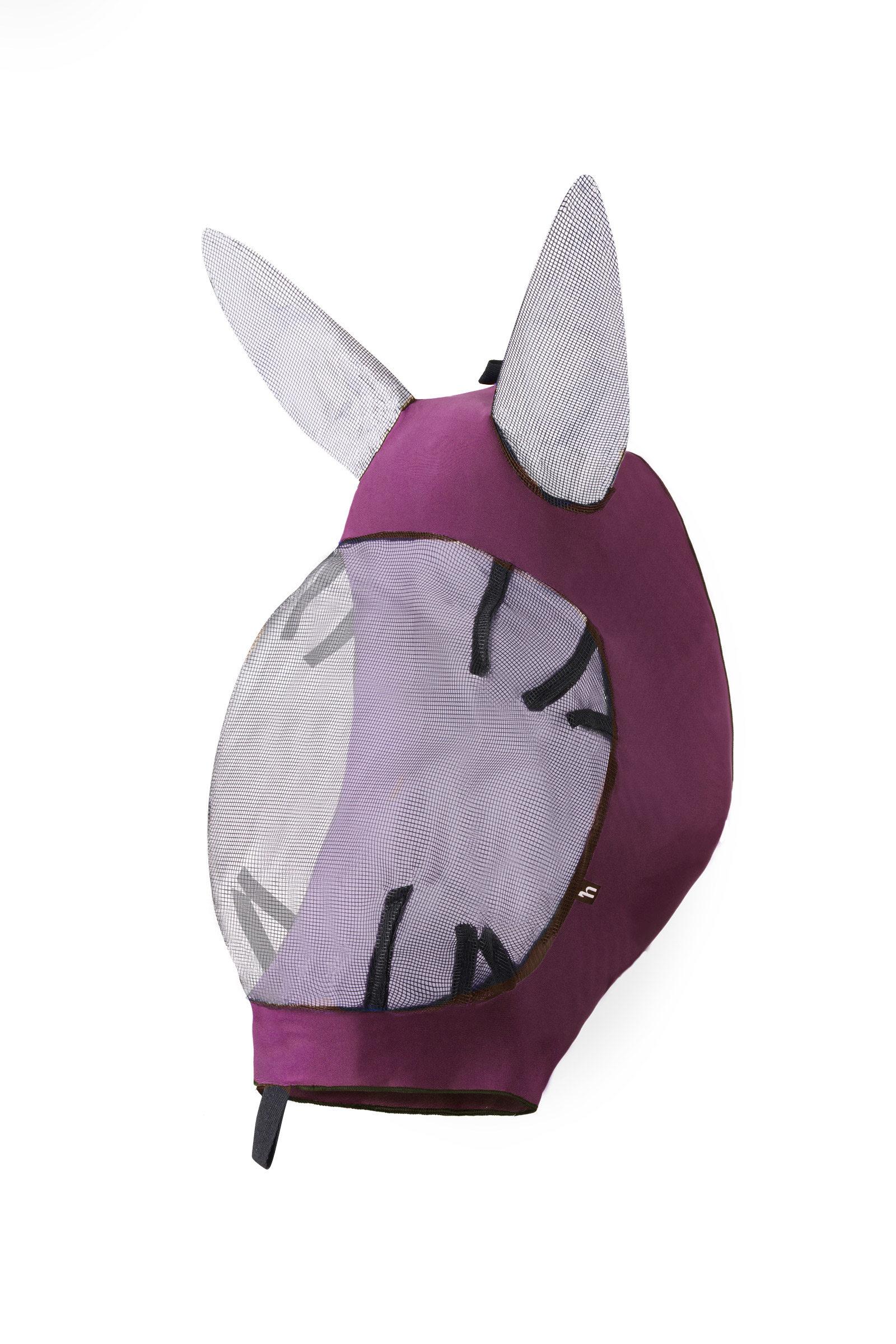 Dark Red Horze Soft Stretch Fluemaske