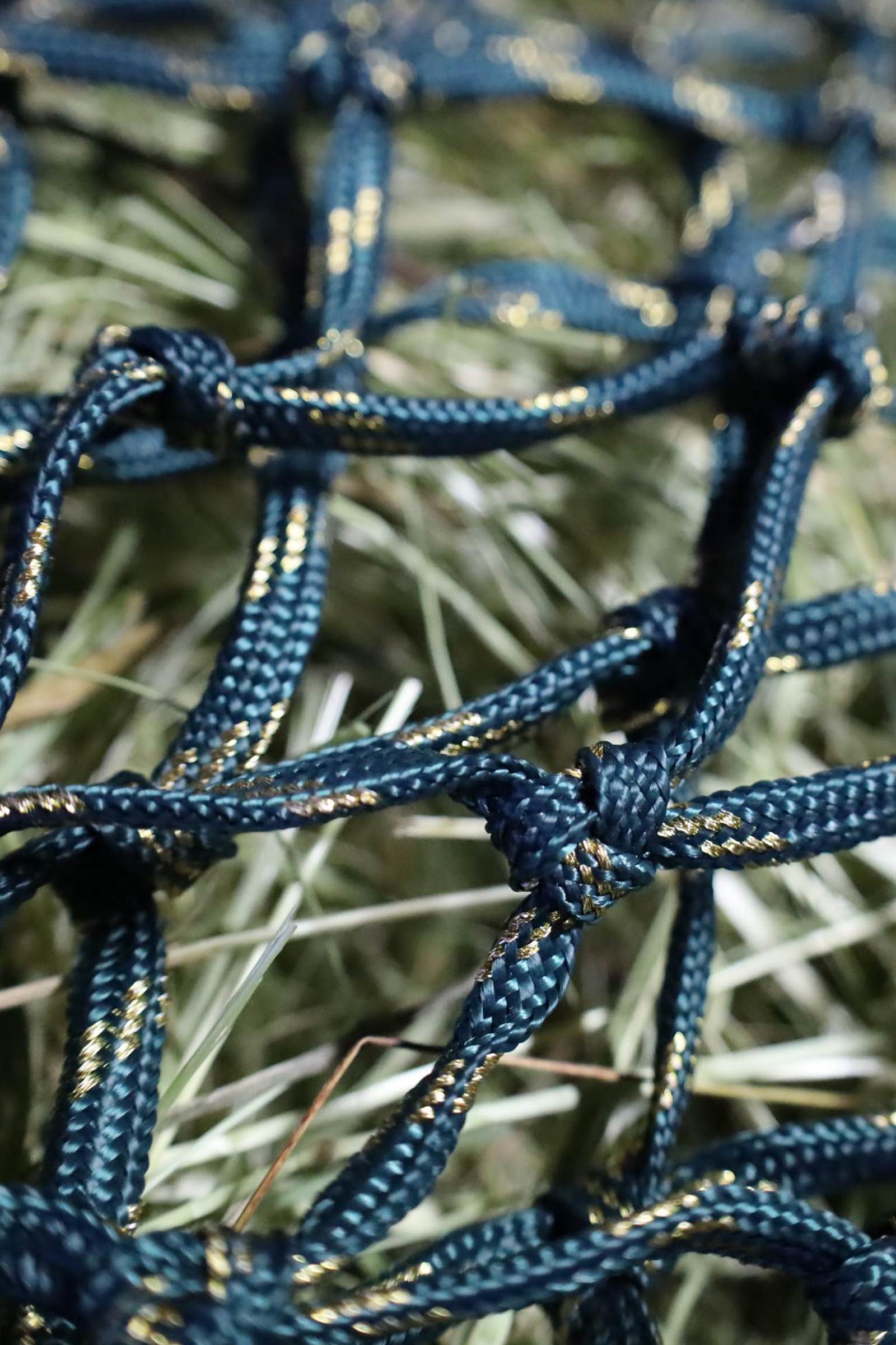 USG h&oslash;net med glimmer, maskest&oslash;rrelse 5 x 5 cm