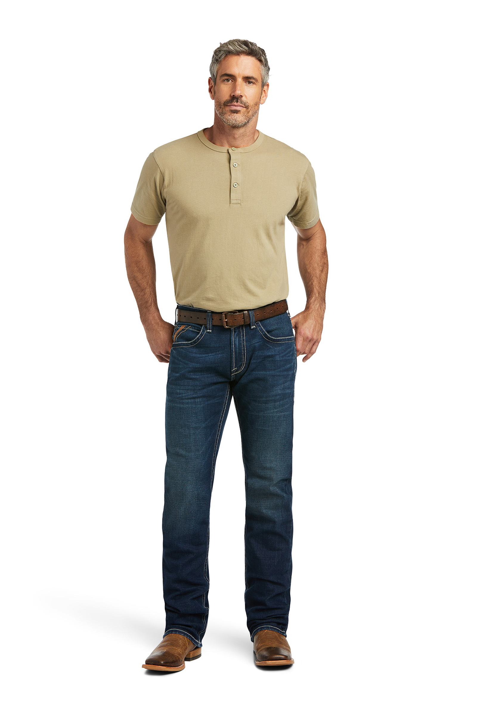 Ariat M5 Straight Stretch Remming stackable jeans med lige ben