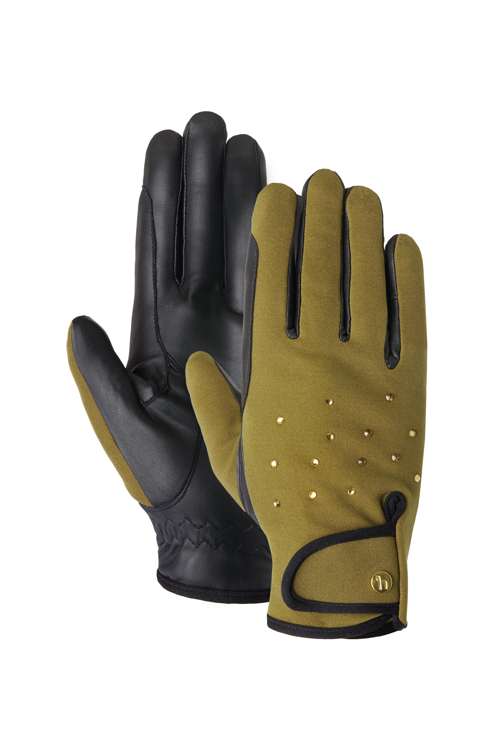 Horze Joana Vinterhandsker med Rhinsten