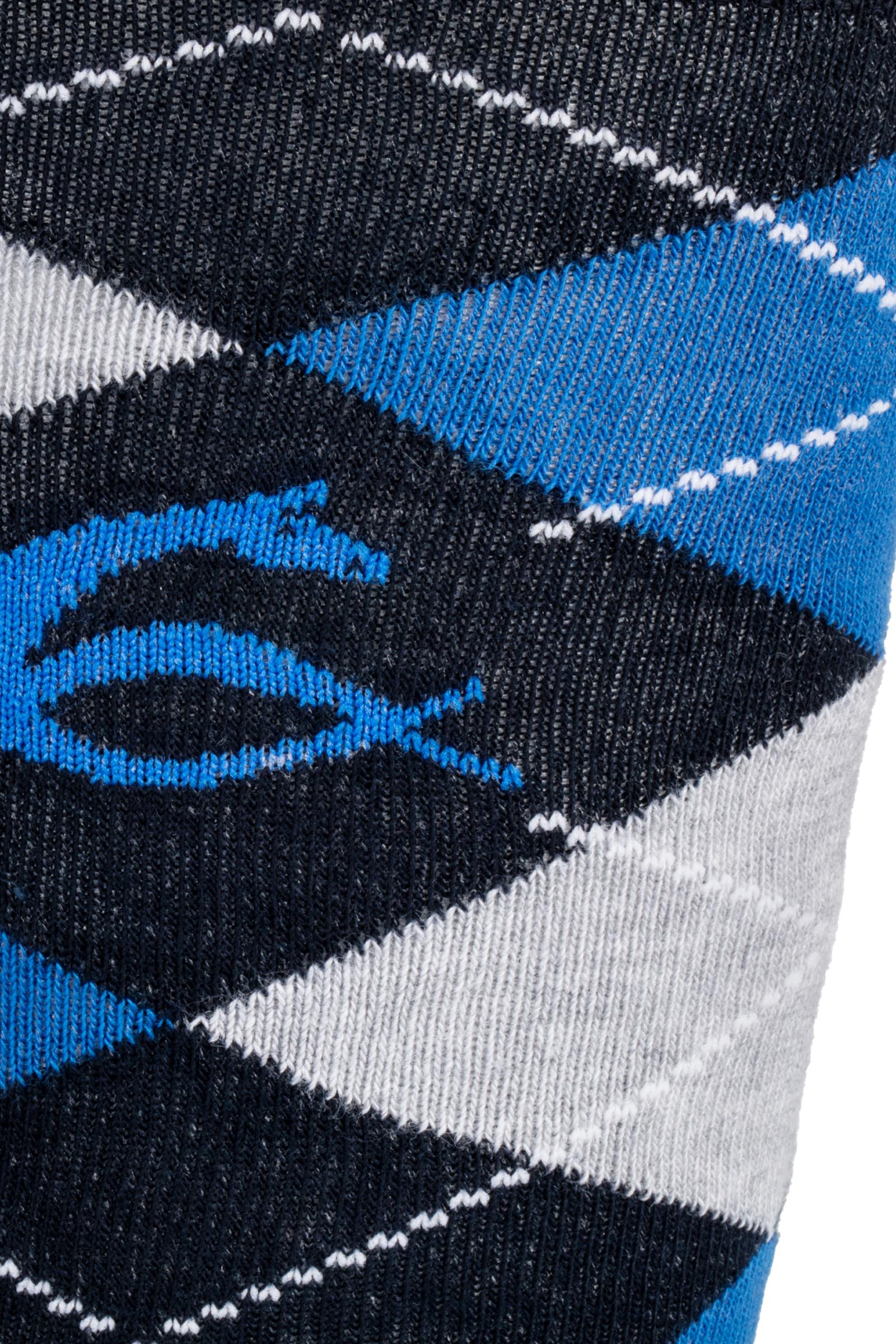 Acavallo bomuldssokker med diamantm&oslash;nster