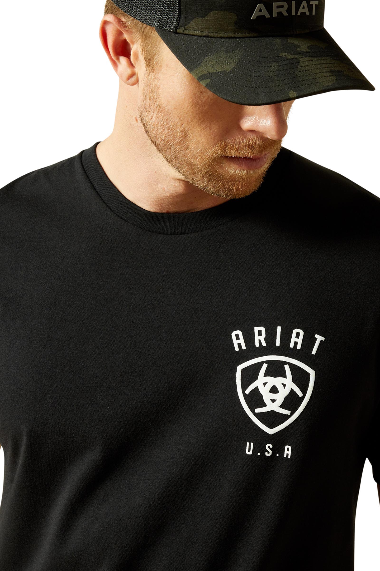 Ariat Faded Bull herre t-shirt