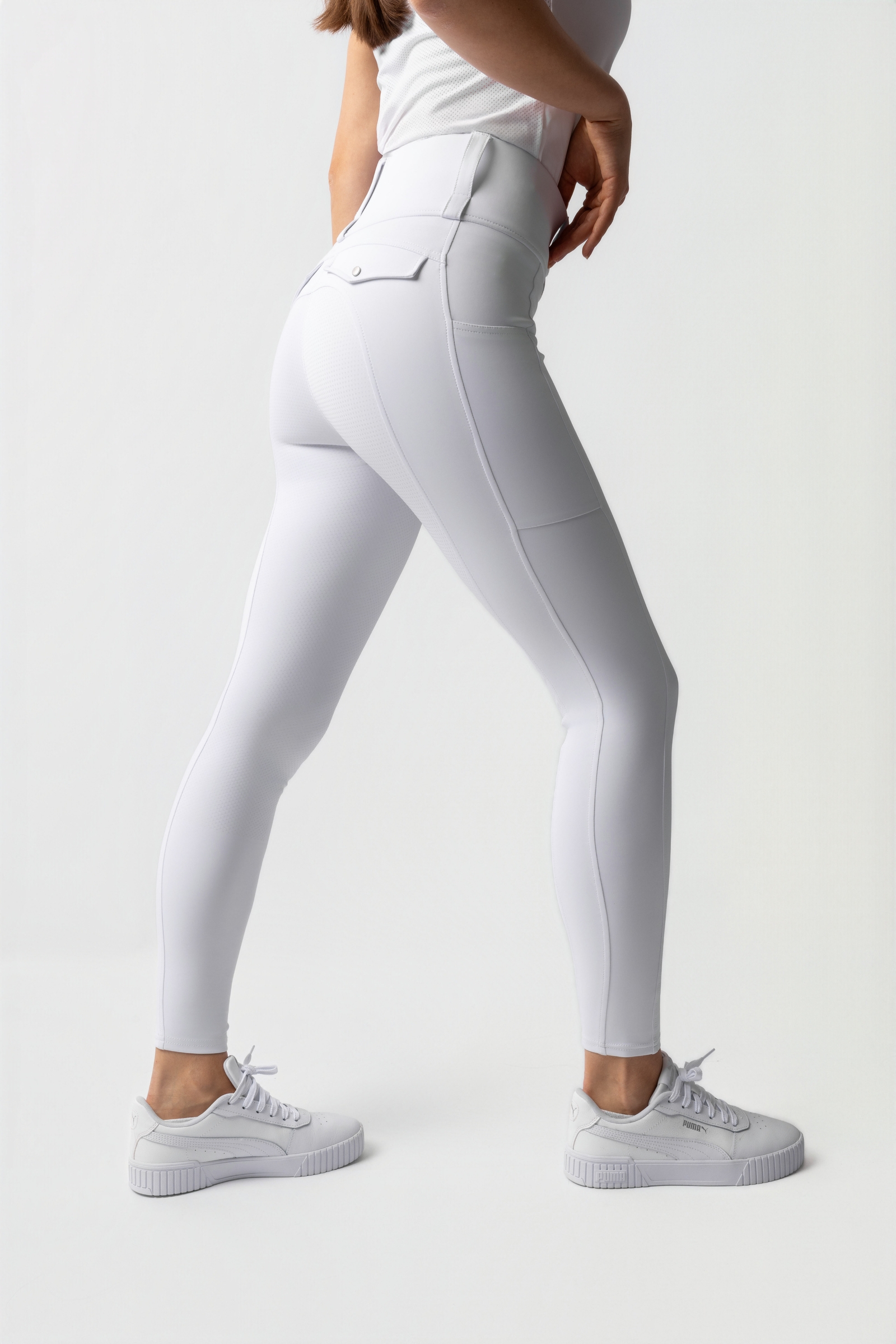 Horze Anya ridetights til kvinder med fuldt silikonegreb UPF 50+