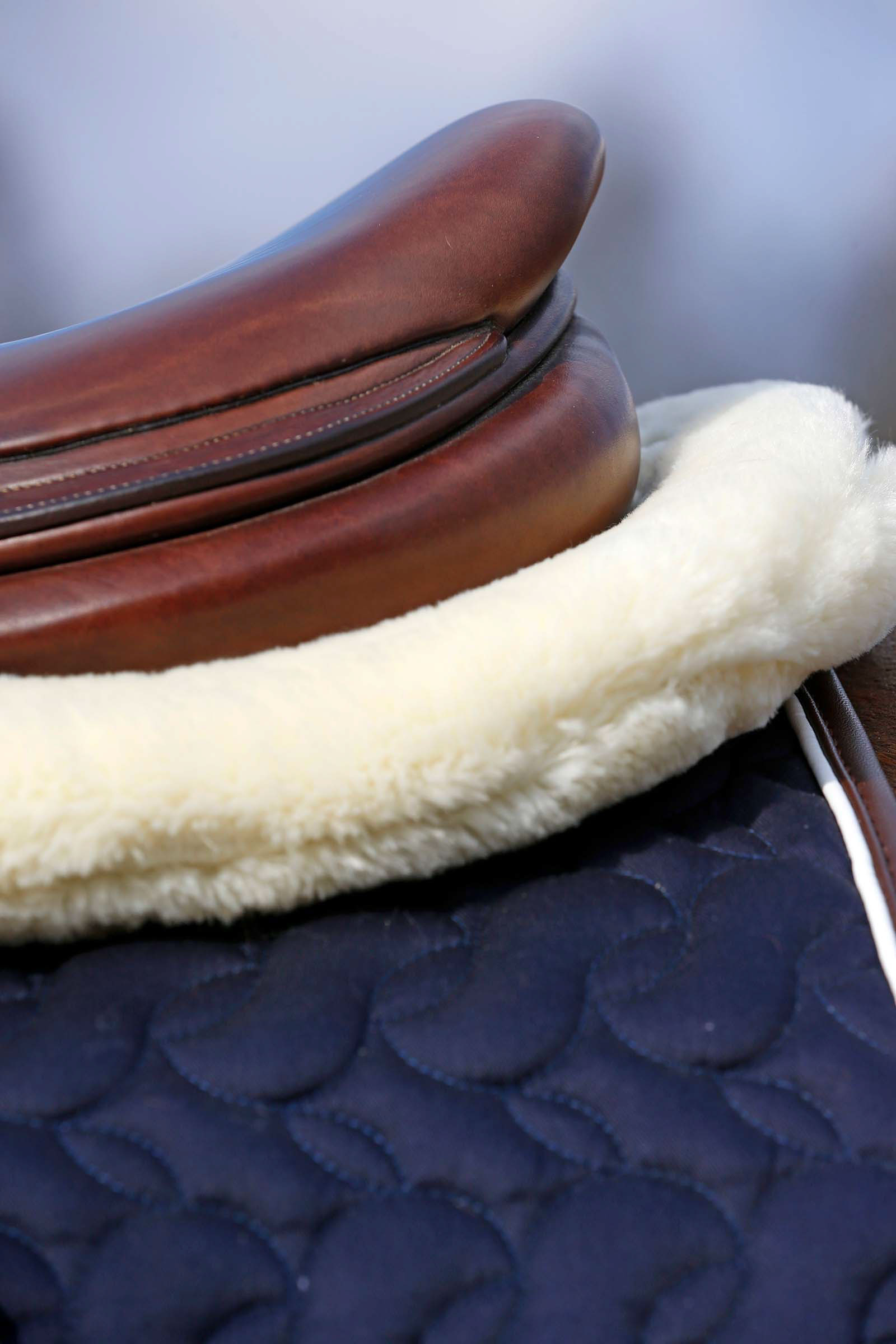 Kentucky Horsewear Absorb halvpad, fåreskind