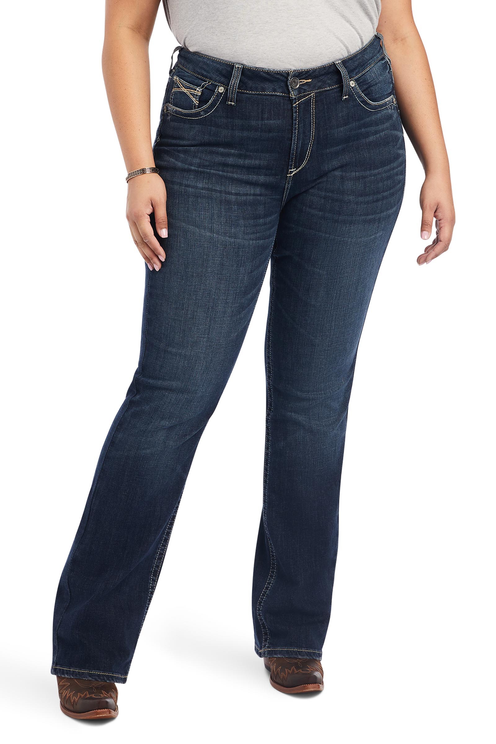 Ariat R.E.A.L. Perfect Rise Lexie bootcut-jeans til damer  