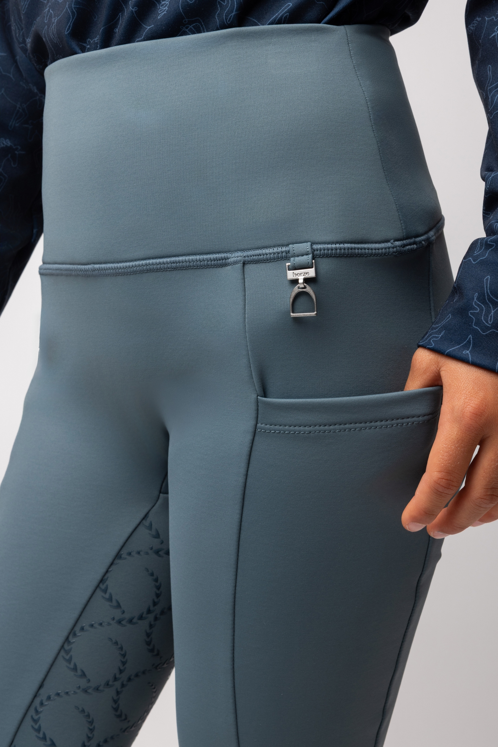 Horze Gillian B&oslash;rns thermo fullgrip rideleggings