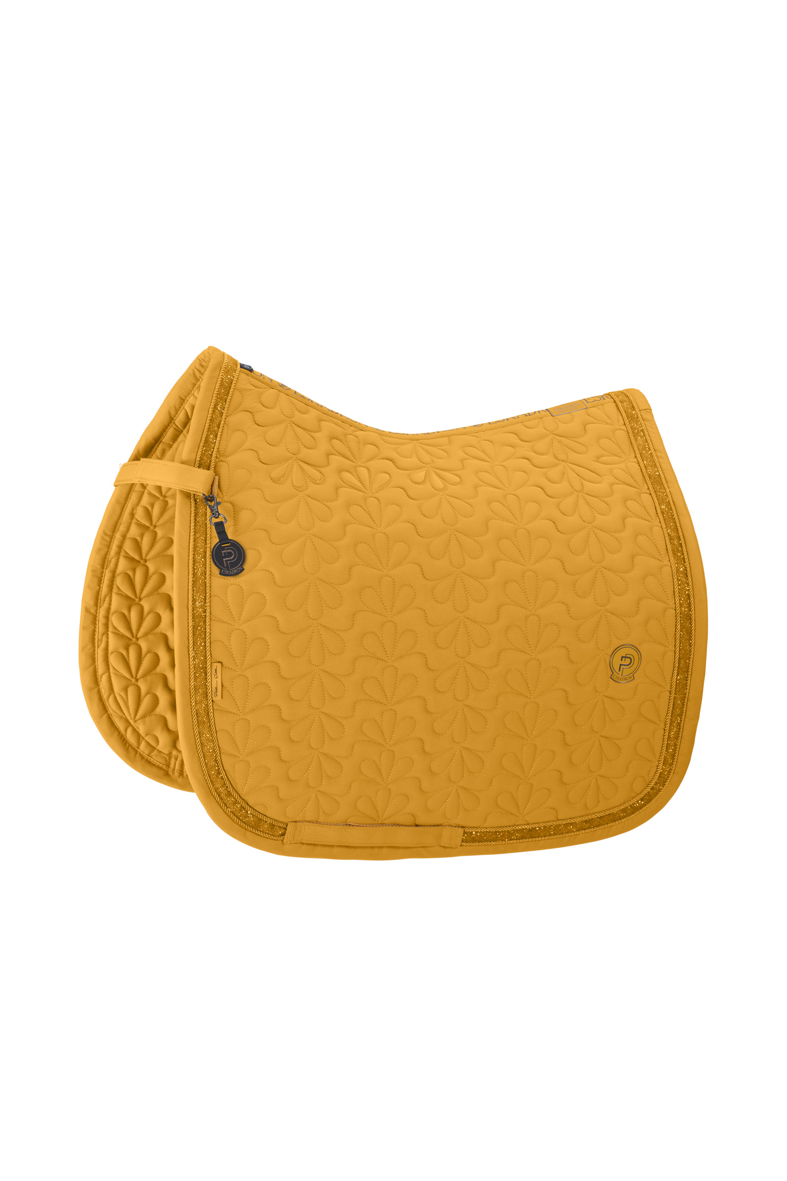 Golden Yellow Eskadron Platinum 25 Sparkle Jewel Dressur Sadelunderlag