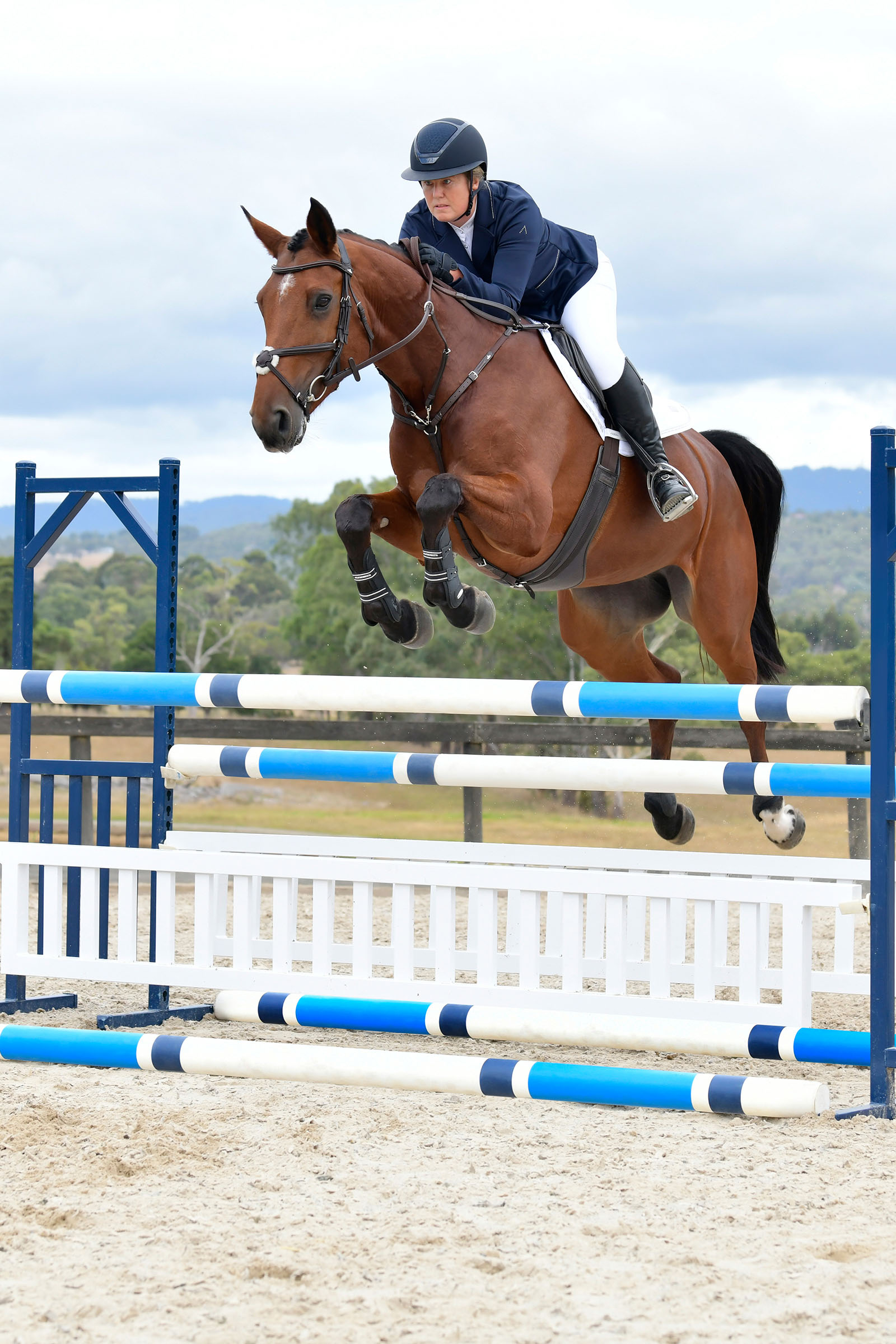 Collegiate Comfitec Opulux klassisk foret trense med mexikansk næsebånd
