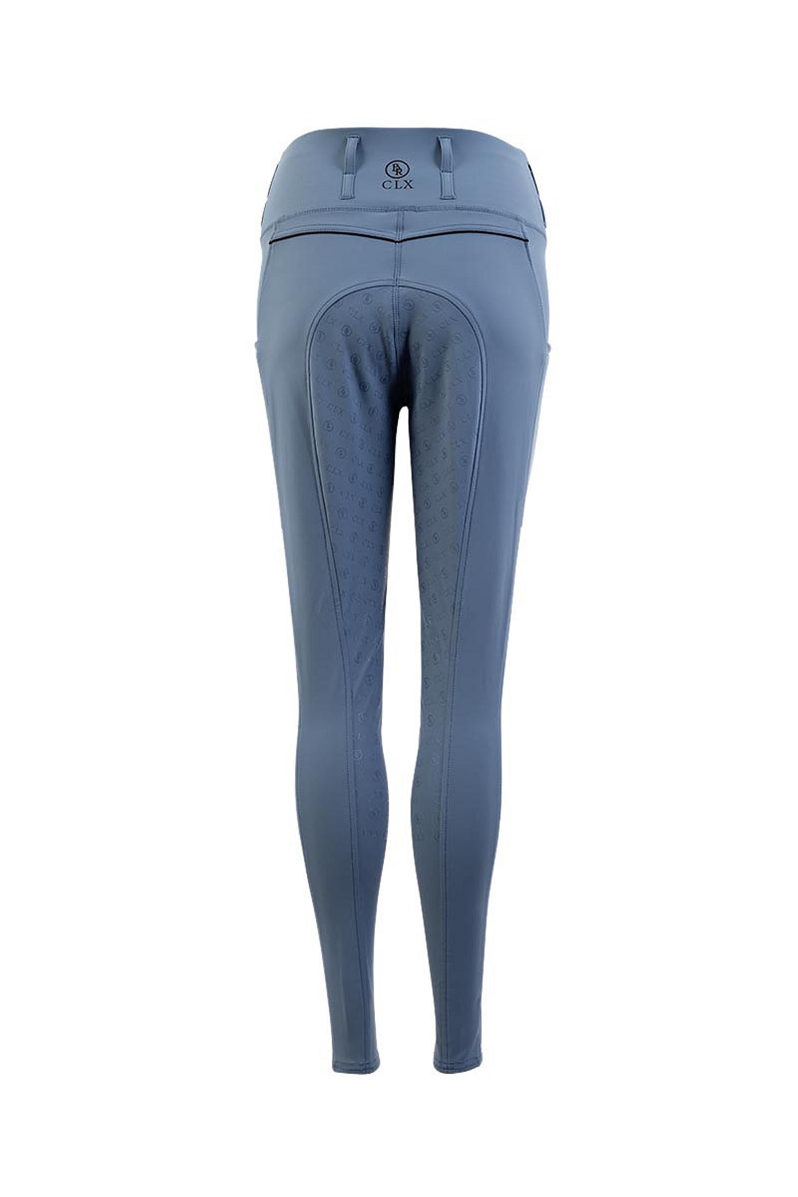 Moonlight Blue BR CLX dames ridetights med full seat i silikone