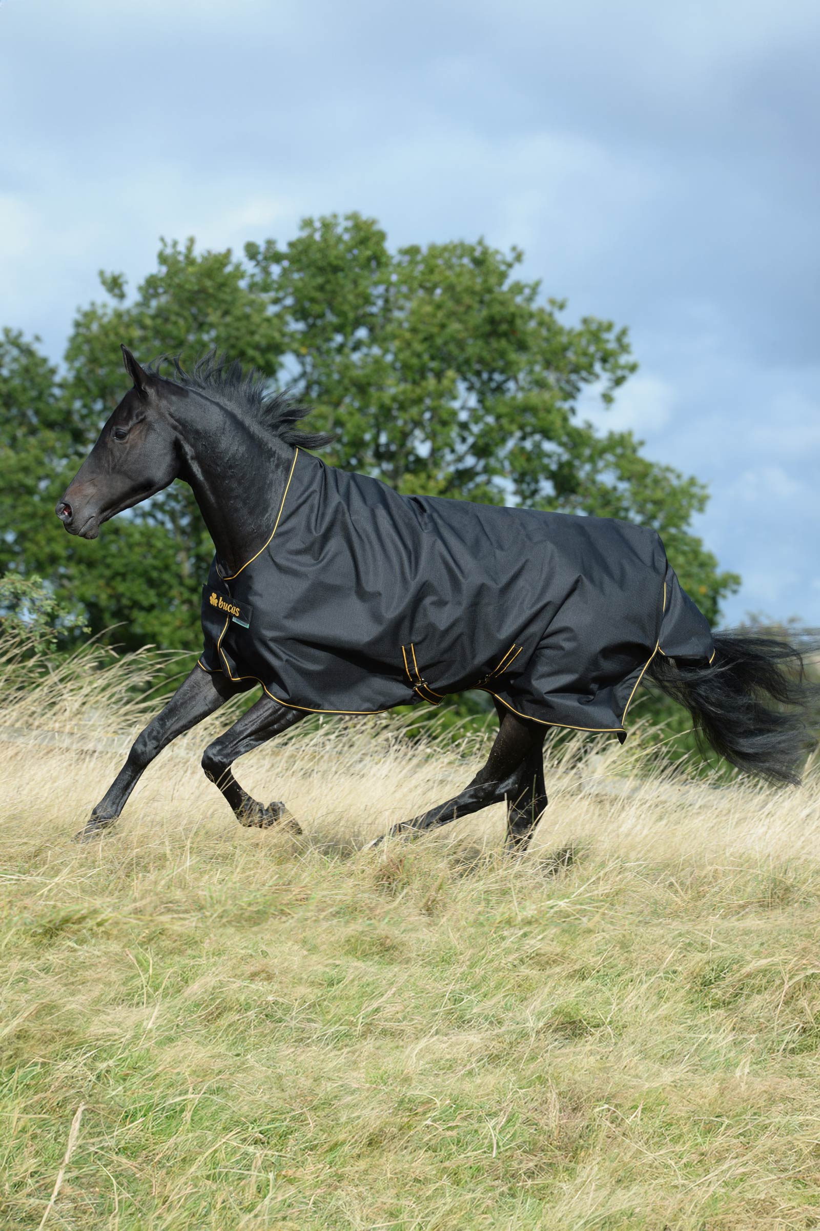 Bucas Irish udedækken med høj hals, 50g