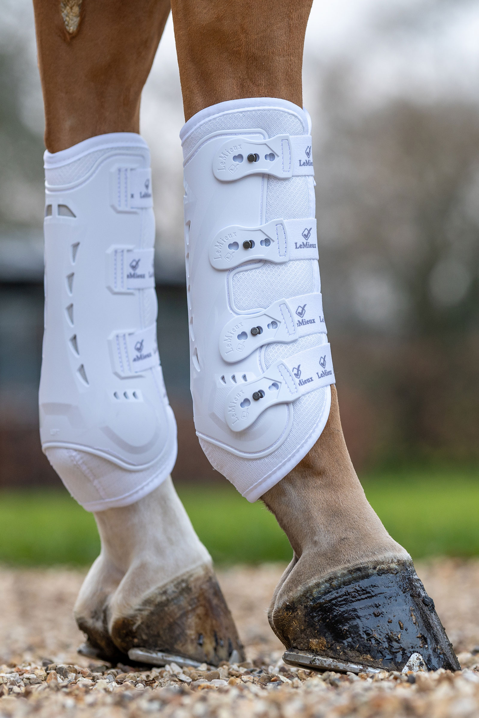 LeMieux Ultra Mesh Snug boots til heste, bagben