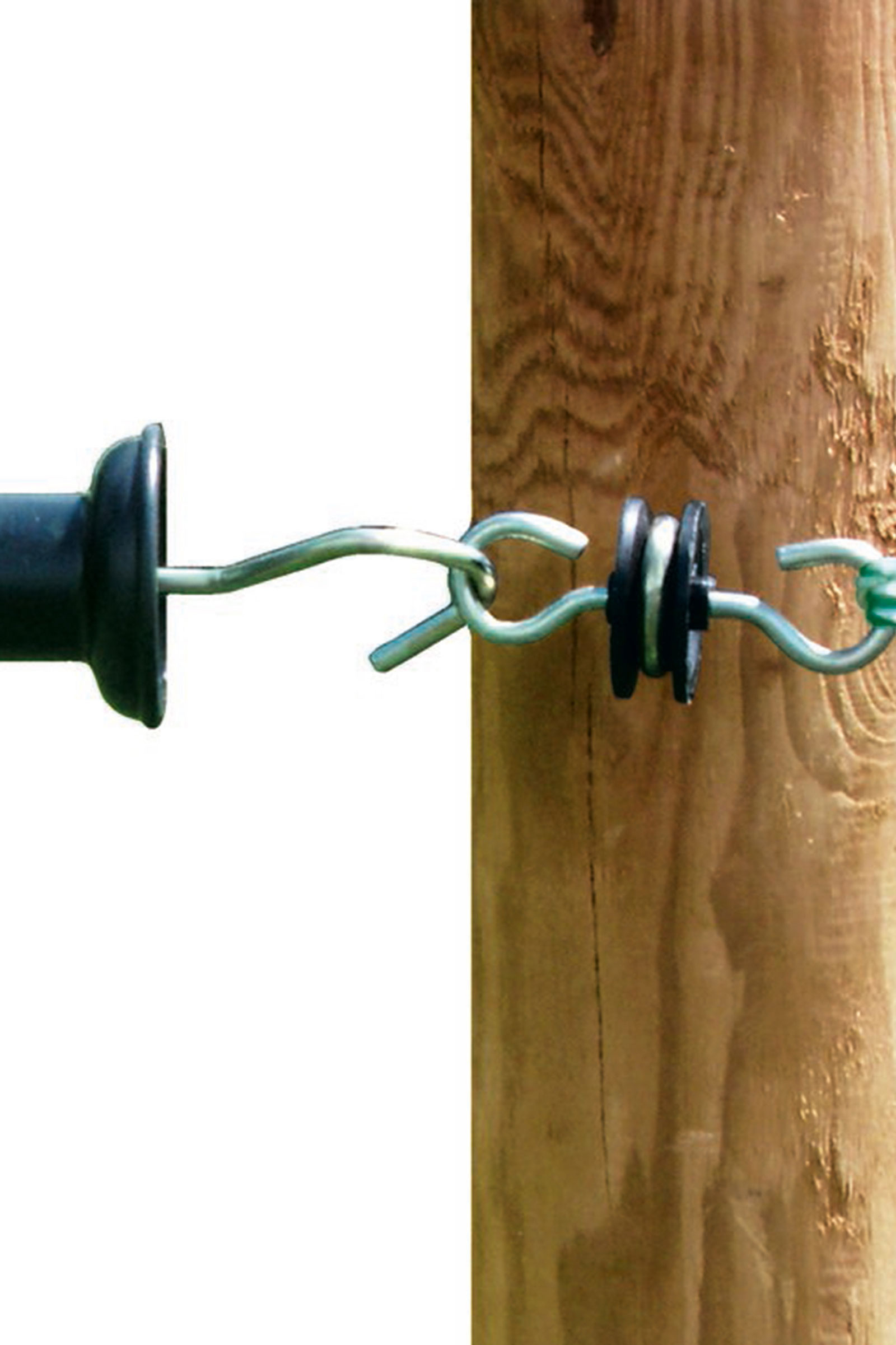 Kerbl Farm Patrol Porthåndtag isolator, galvaniseret, 10 kroge