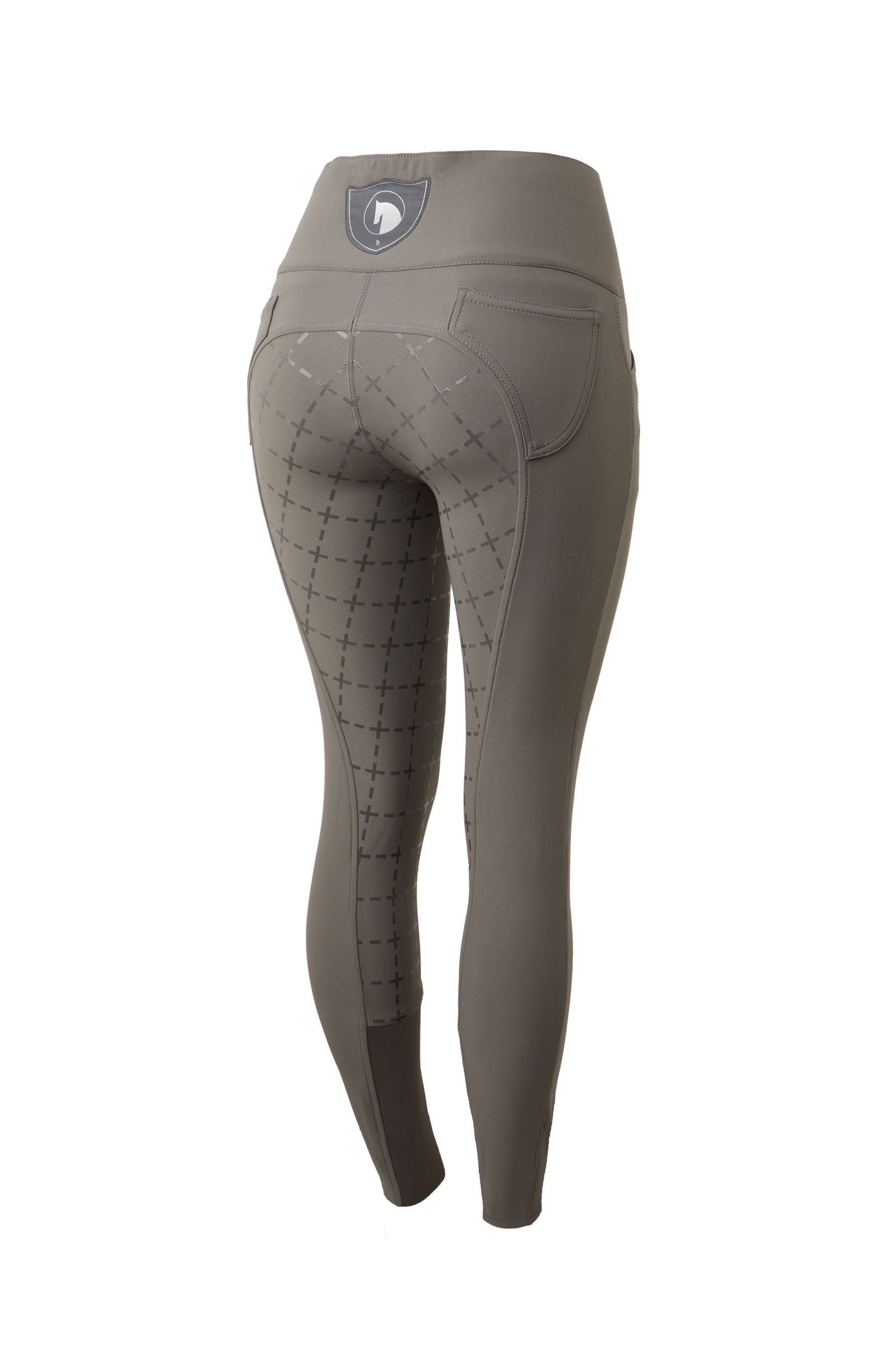 Horze Desiree ridebukser med h&oslash;j talje og silikone fuldbes&aelig;tning til damer, UPF 50+