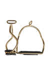 Karlslund Stirrups, gilded stainless steel