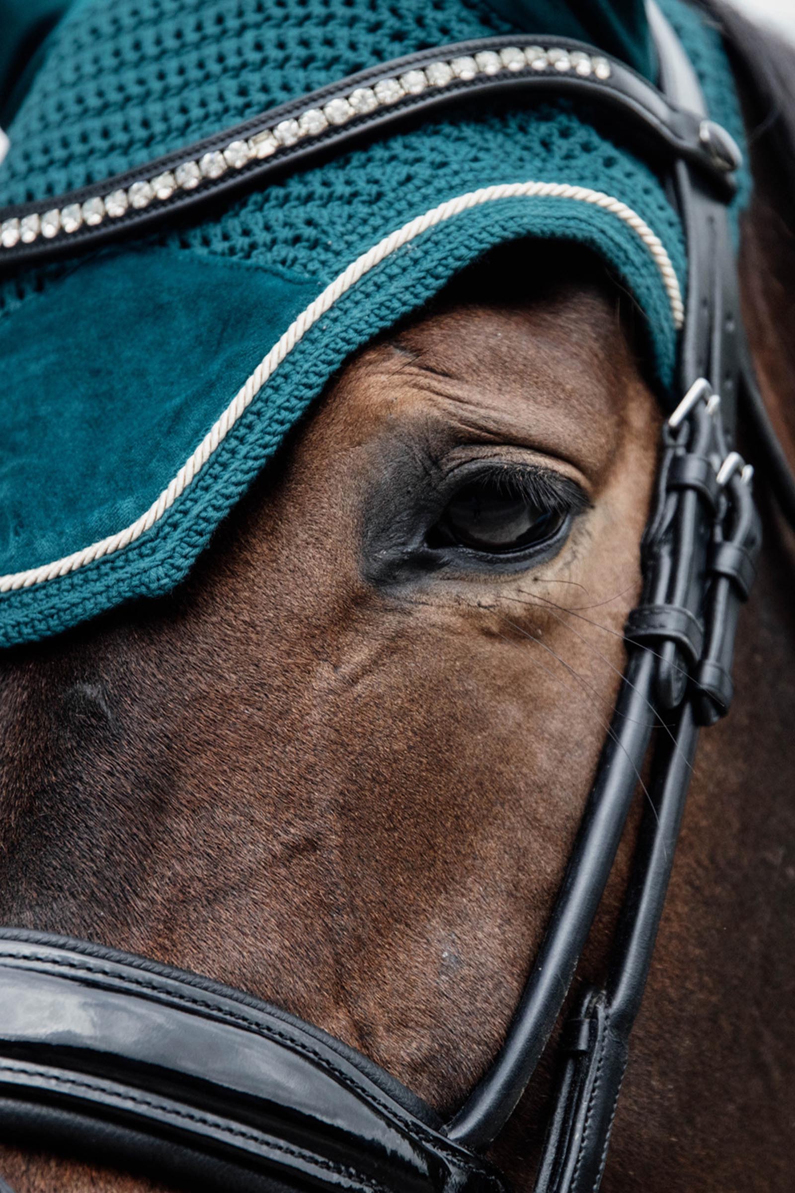 Kentucky Horsewear Wellington Velvet fluemaske  