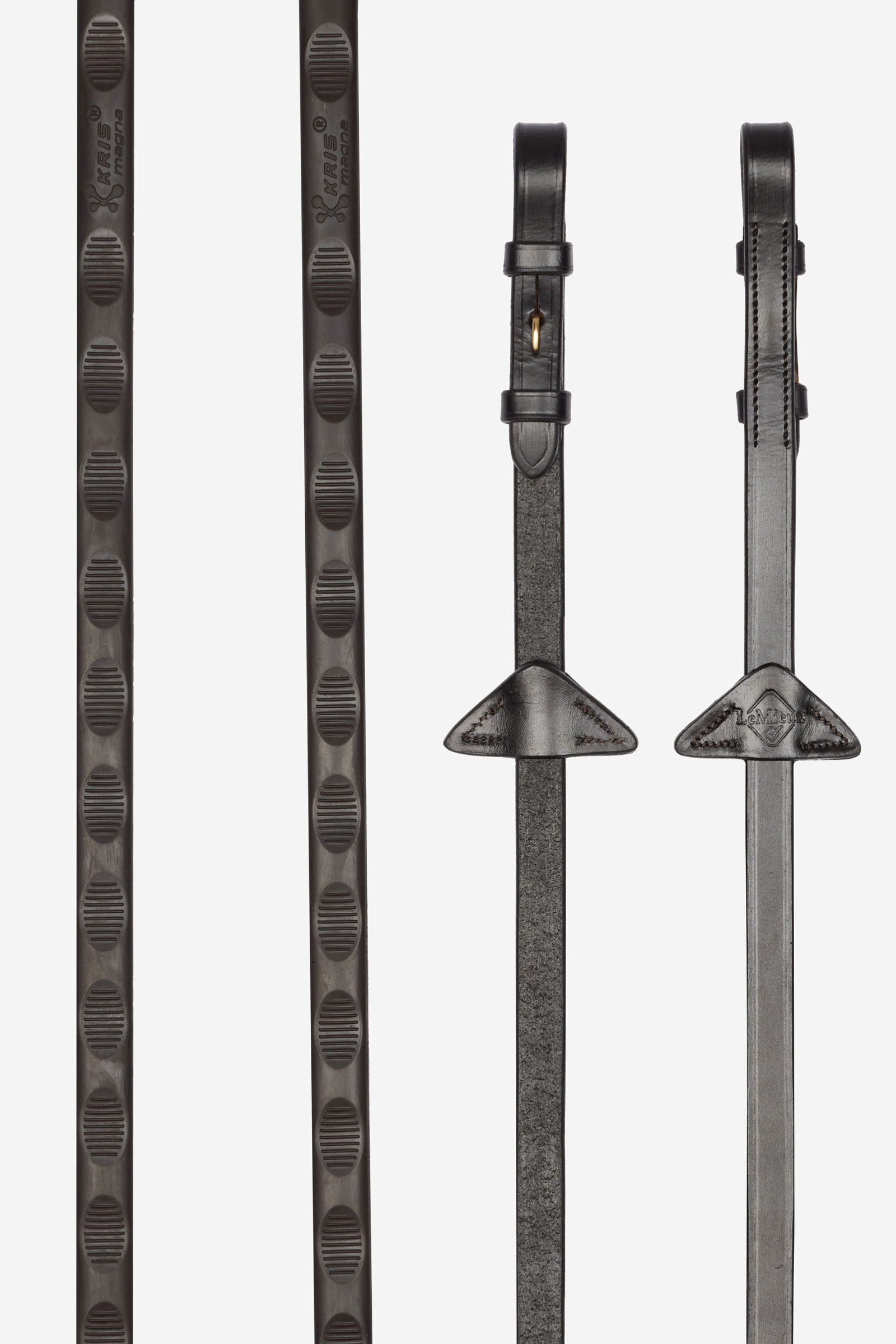 Brown/Brass LeMieux Magna Grip gummitøjler