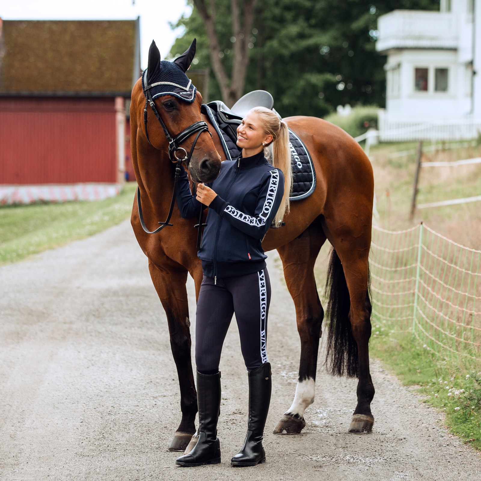 Horze Angelika Functional ridebukser med h&oslash;j talje og silikonegrip, damemodel